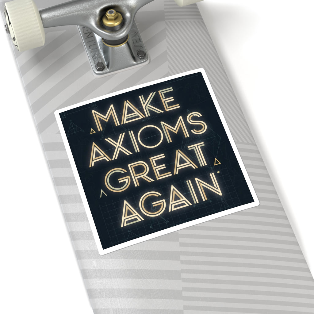 Make Axiom Great Again - Dark Square Stickers