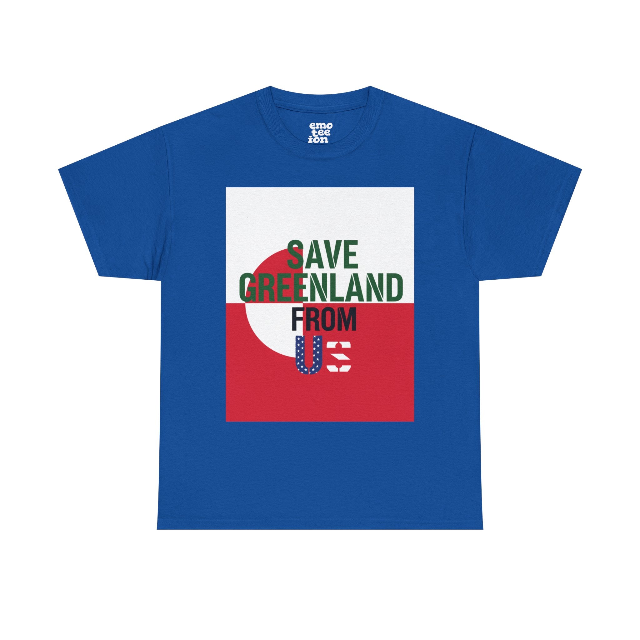 Save Greenland From US - Dark Unisex Heavy Cotton Tee