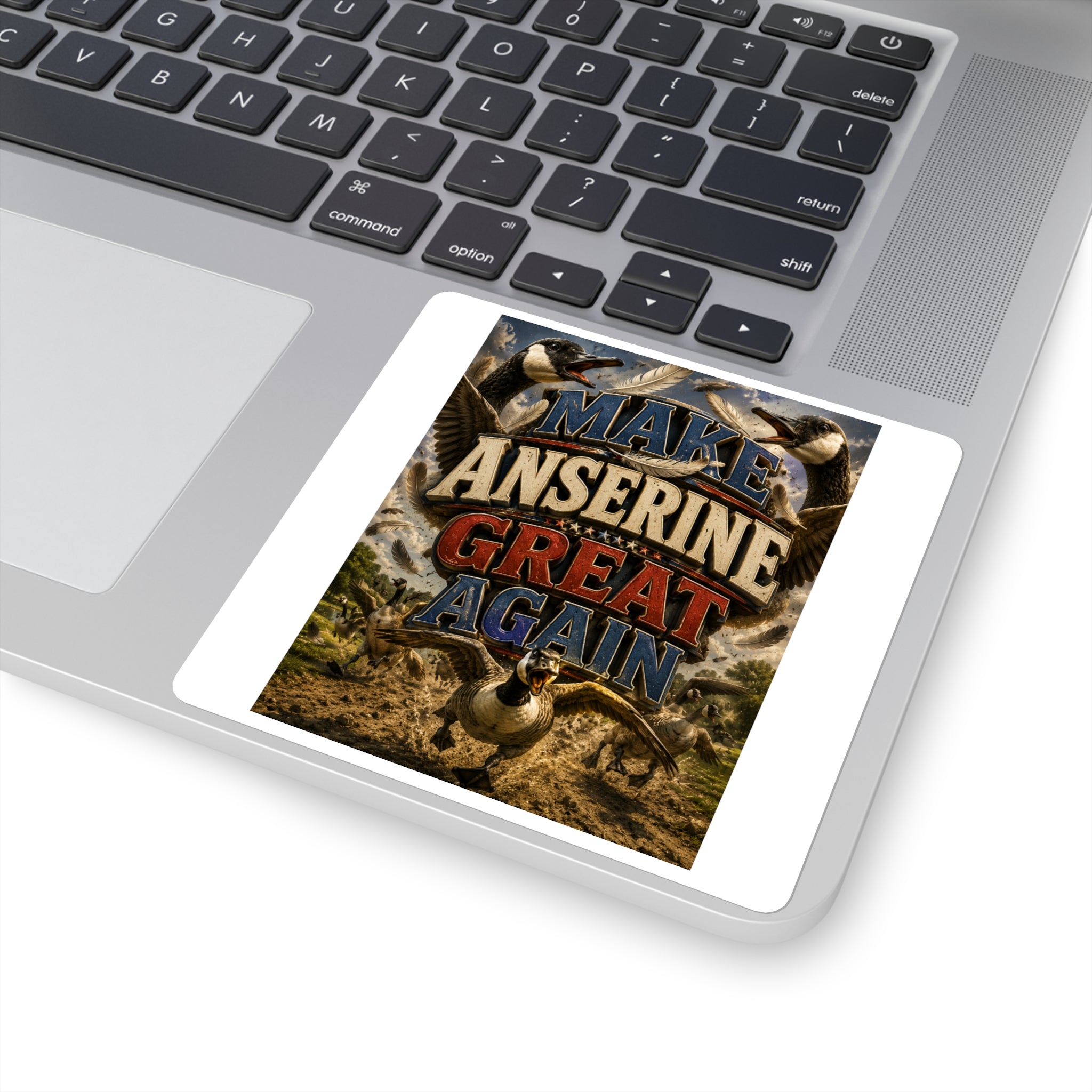 Make Anserine Great Again - Square Stickers