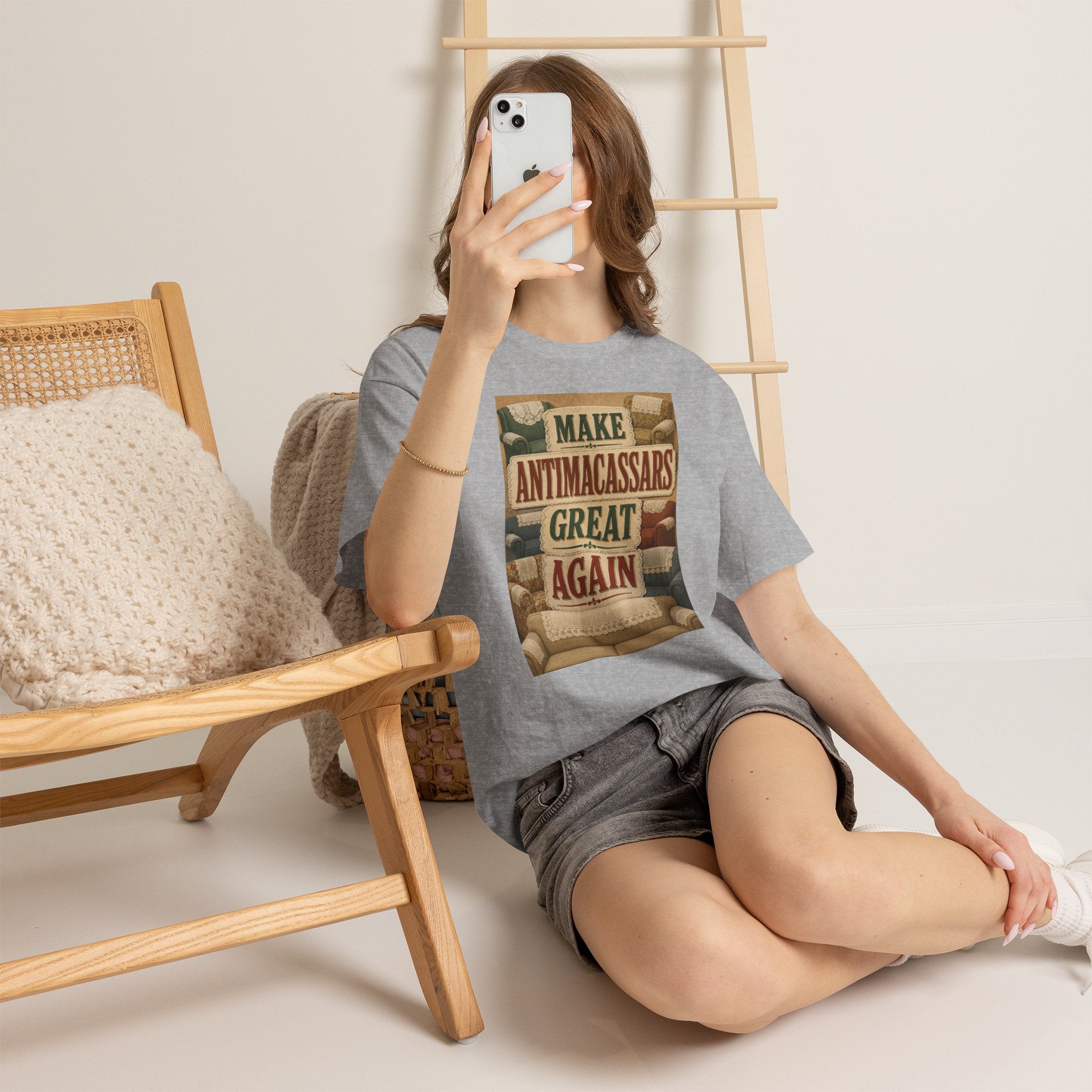 Make Antimacassars Great Again - Light Unisex Heavy Cotton Tee