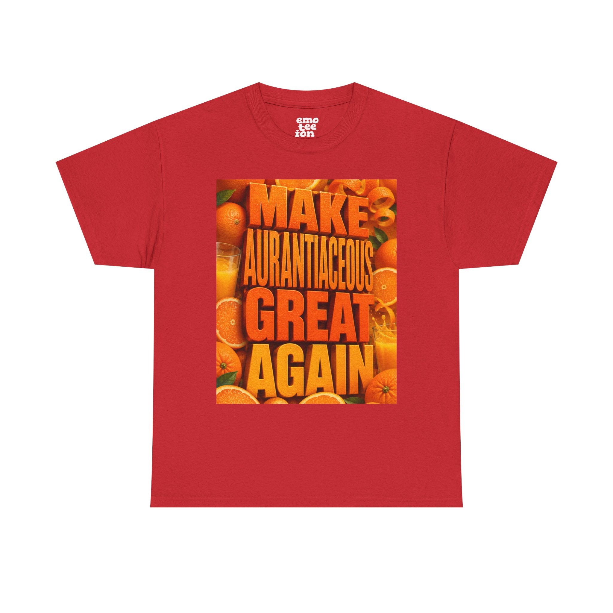 Make Aurantiaceous Great Again - Dark Unisex Heavy Cotton Tee