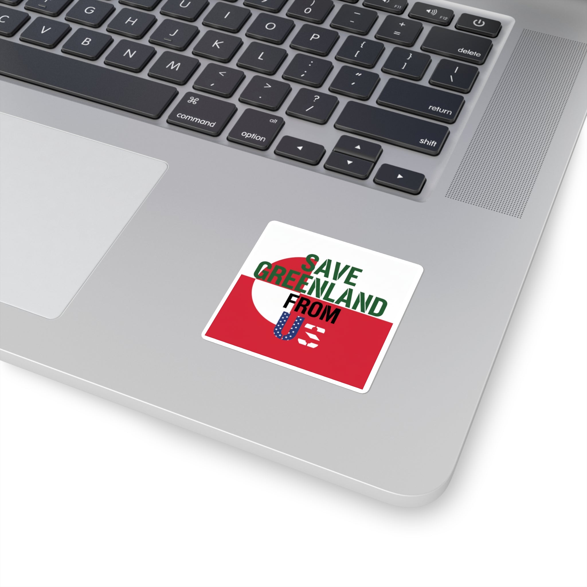 Save Greenland From US - Square Stickers