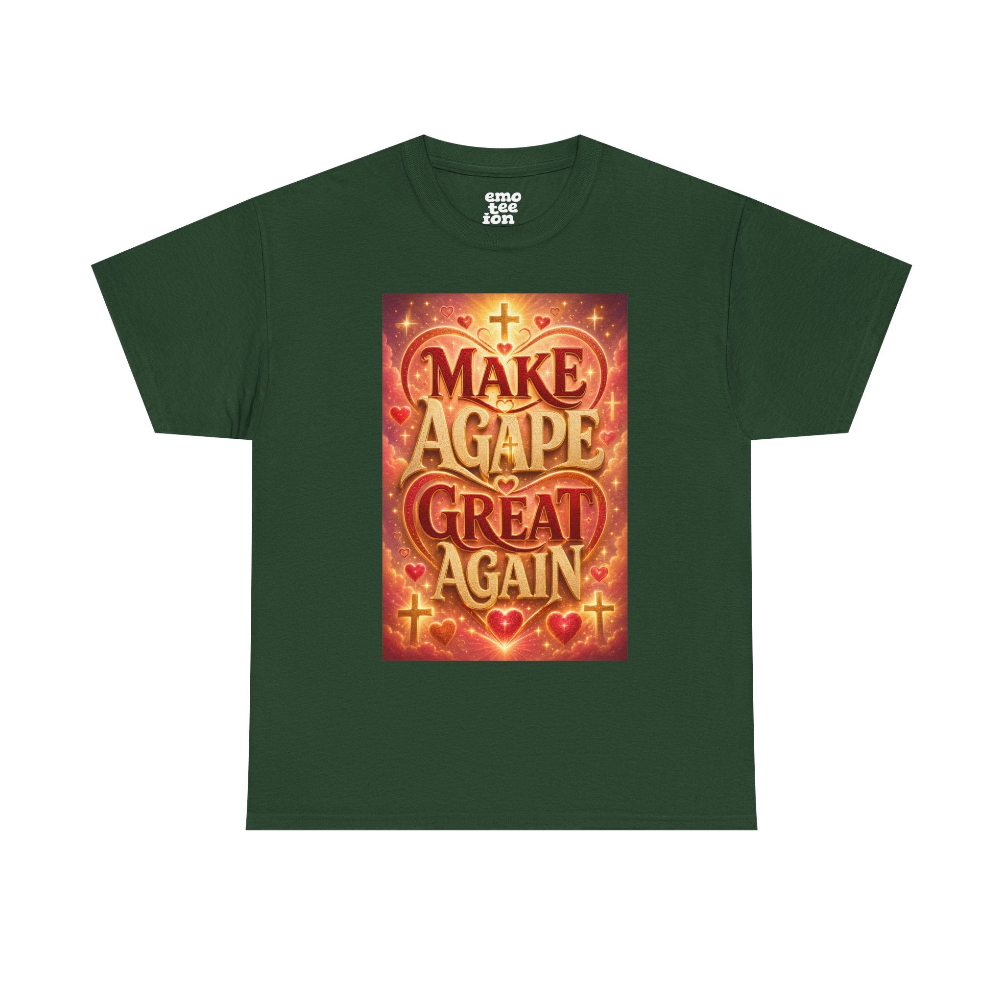 Make Agape Great Again - Dark Unisex Heavy Cotton Tee