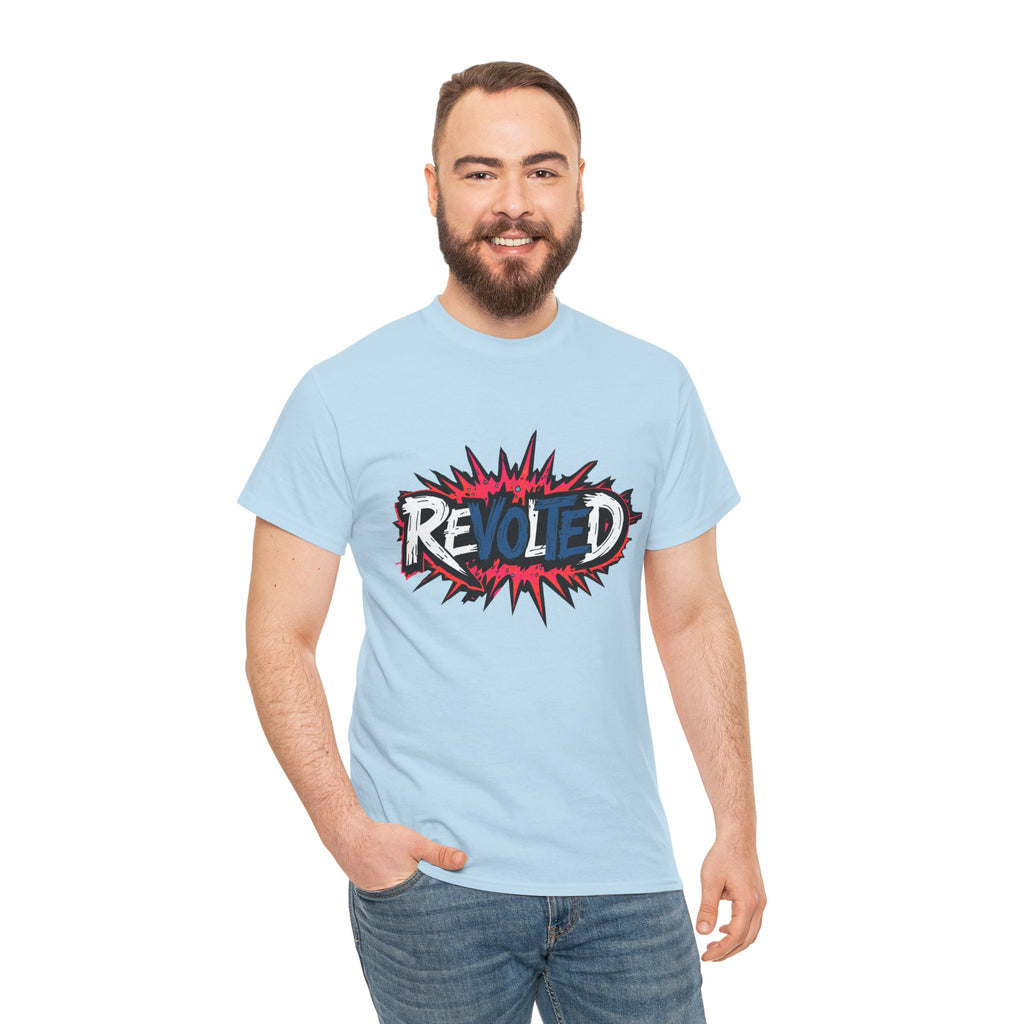 Revolted, VOTE - Splash Bam Light Unisex Heavy Cotton Tee