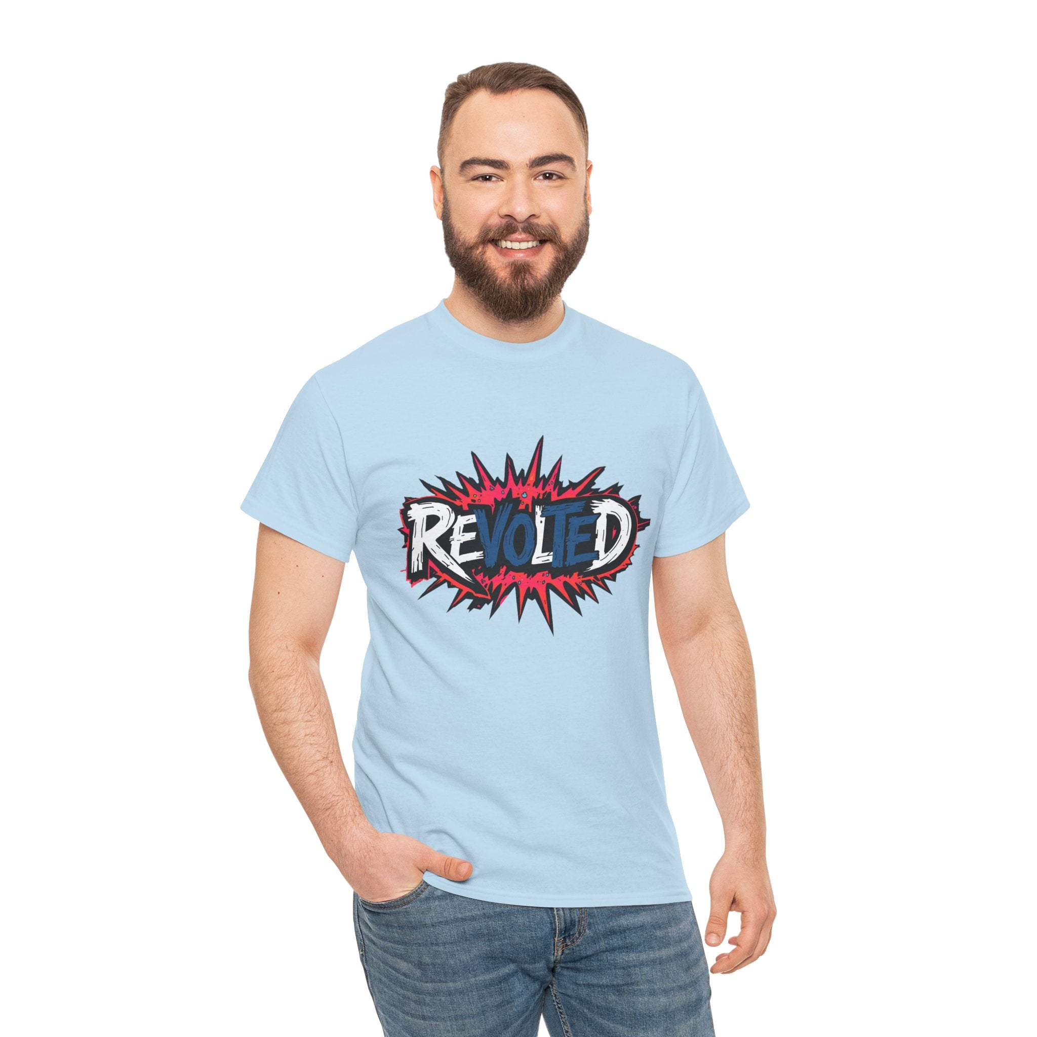 Revolted, VOTE - Splash Bam Light Unisex Heavy Cotton Tee