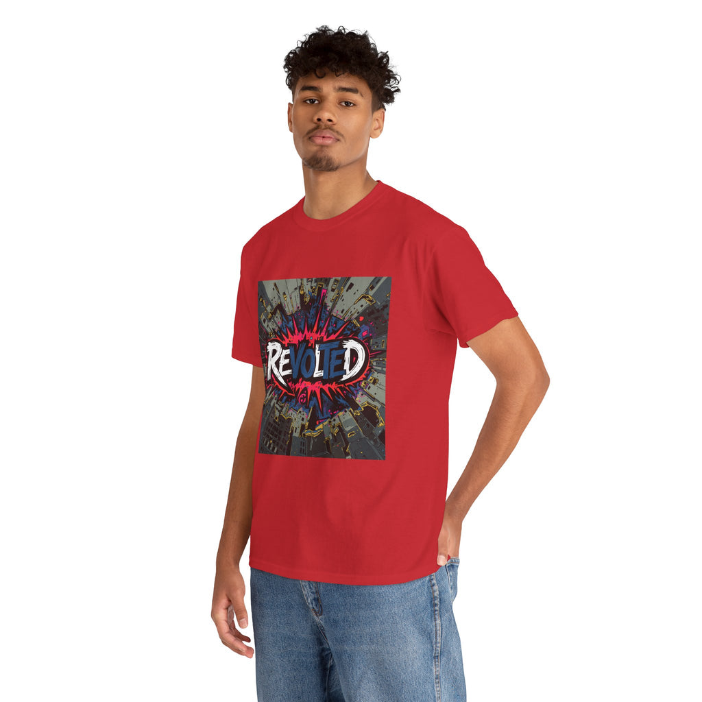 Revolted, VOTE - Cityscape Dark Unisex Heavy Cotton Tee