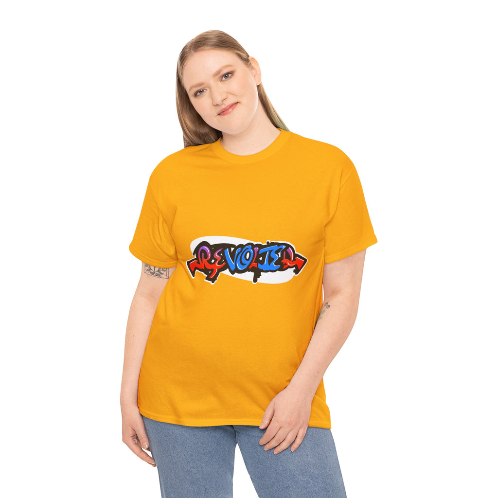 Revolted, VOTE - Graffiti Dark Unisex Heavy Cotton Tee