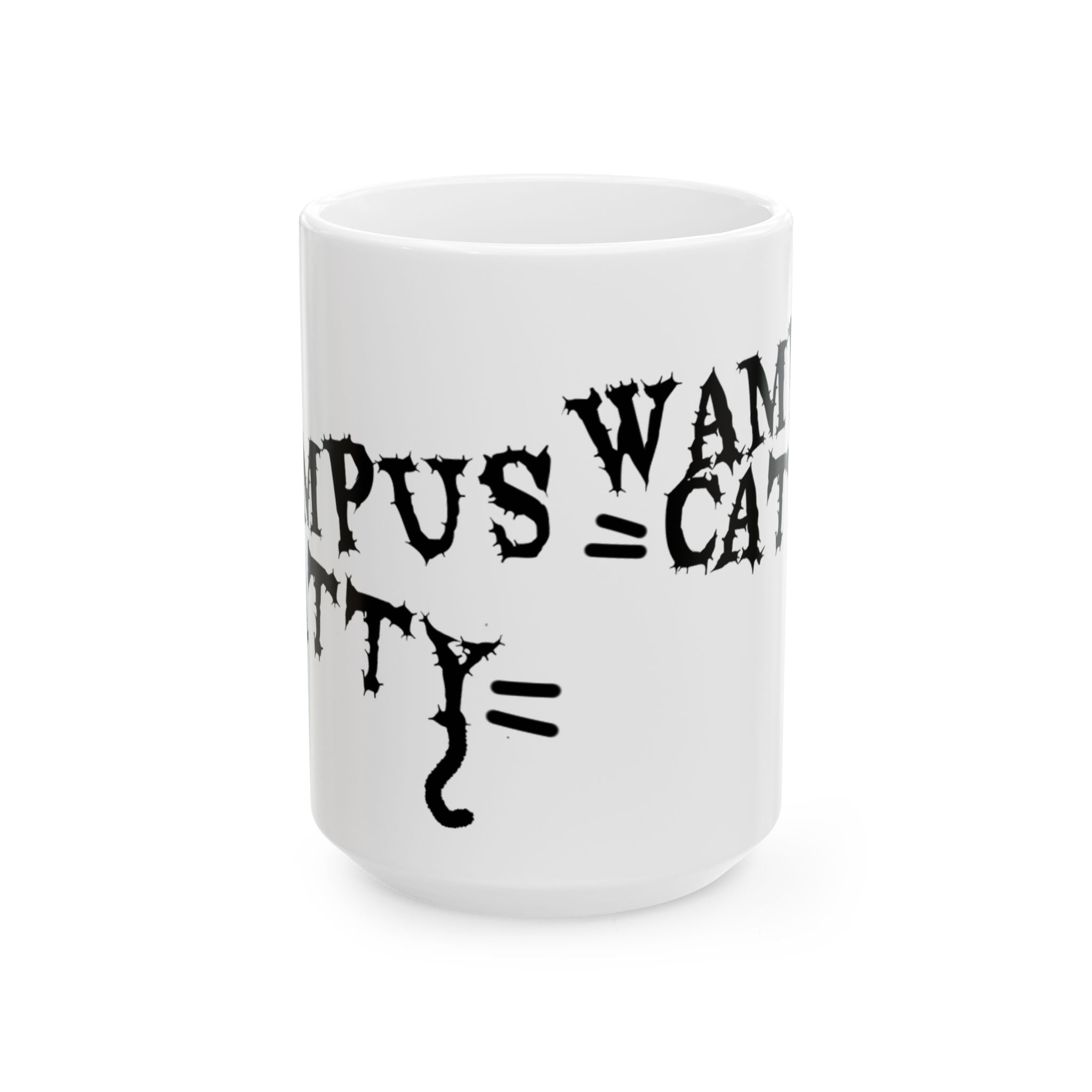 Wampus Catty - Ceramic Mug, (15oz)