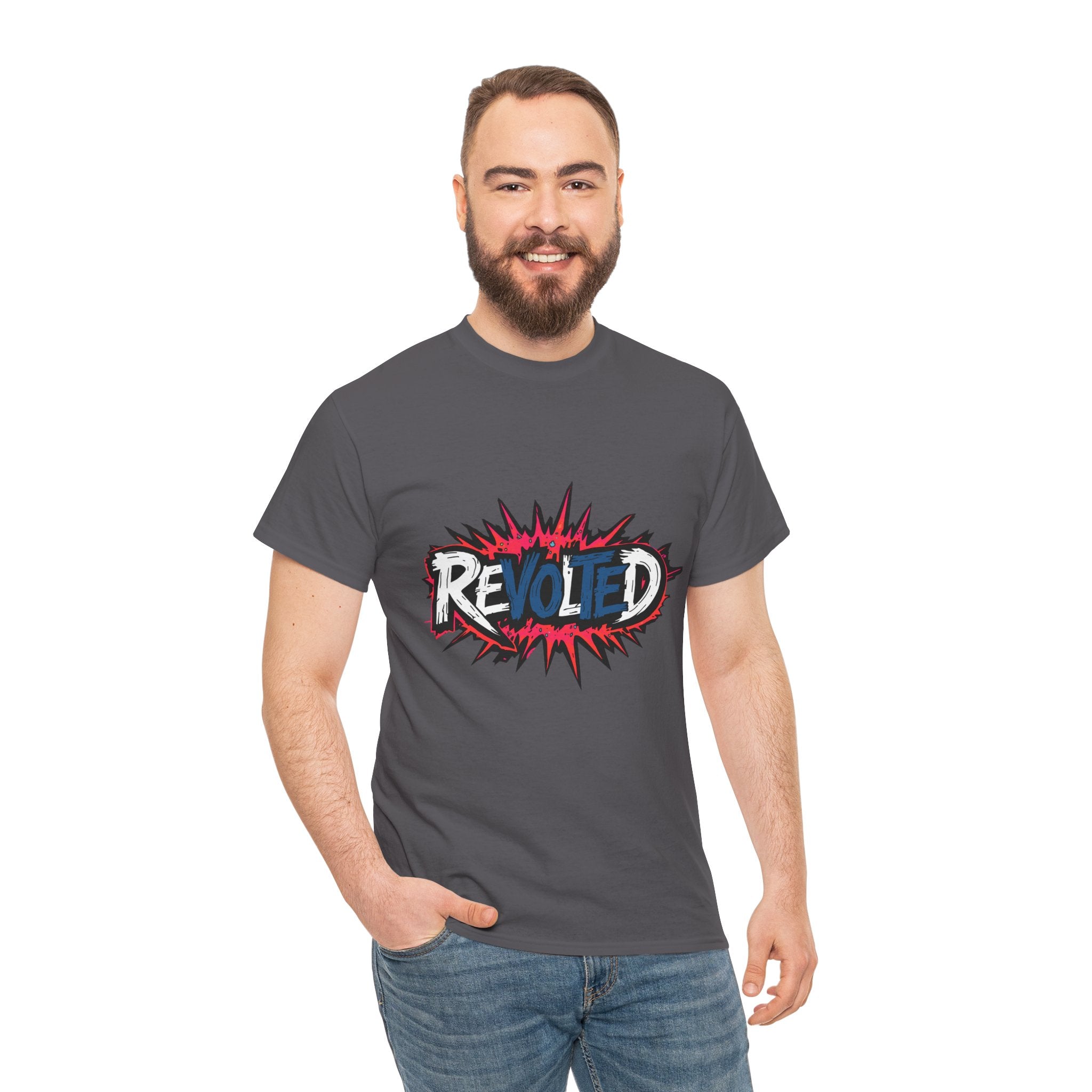 Revolted, VOTE - Splash Bam Dark Unisex Heavy Cotton Tee