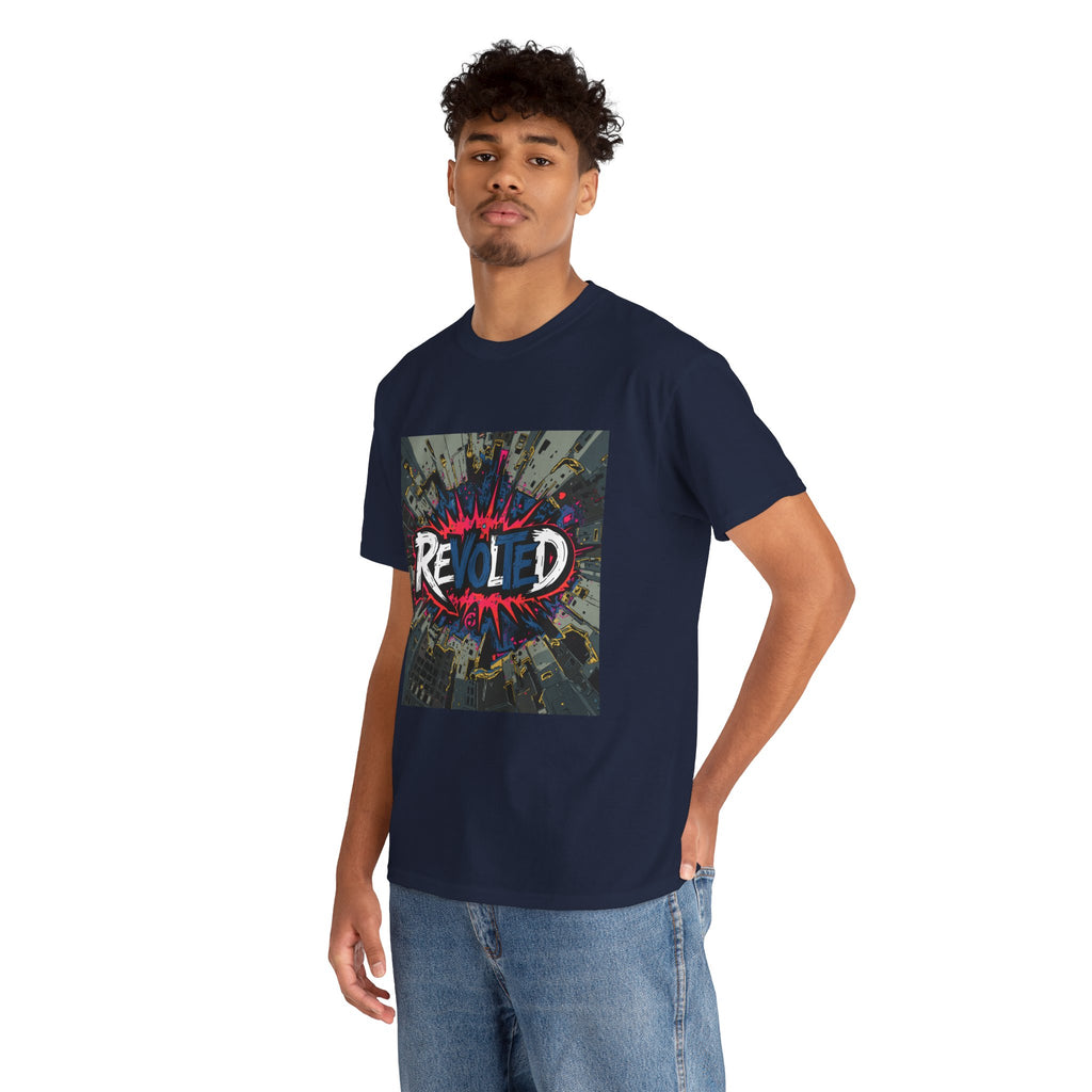 Revolted, VOTE - Cityscape Dark Unisex Heavy Cotton Tee