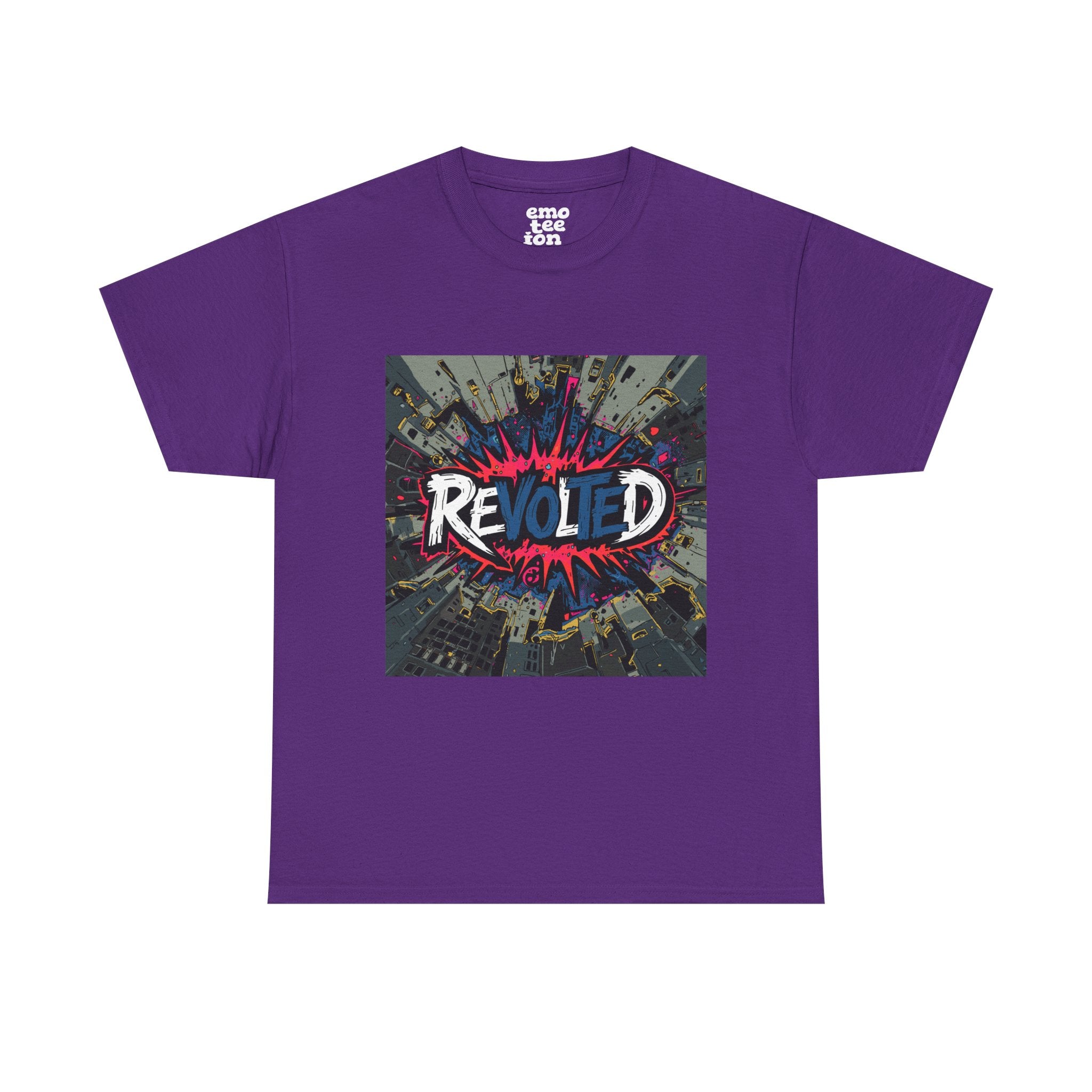 Revolted, VOTE - Cityscape Dark Unisex Heavy Cotton Tee