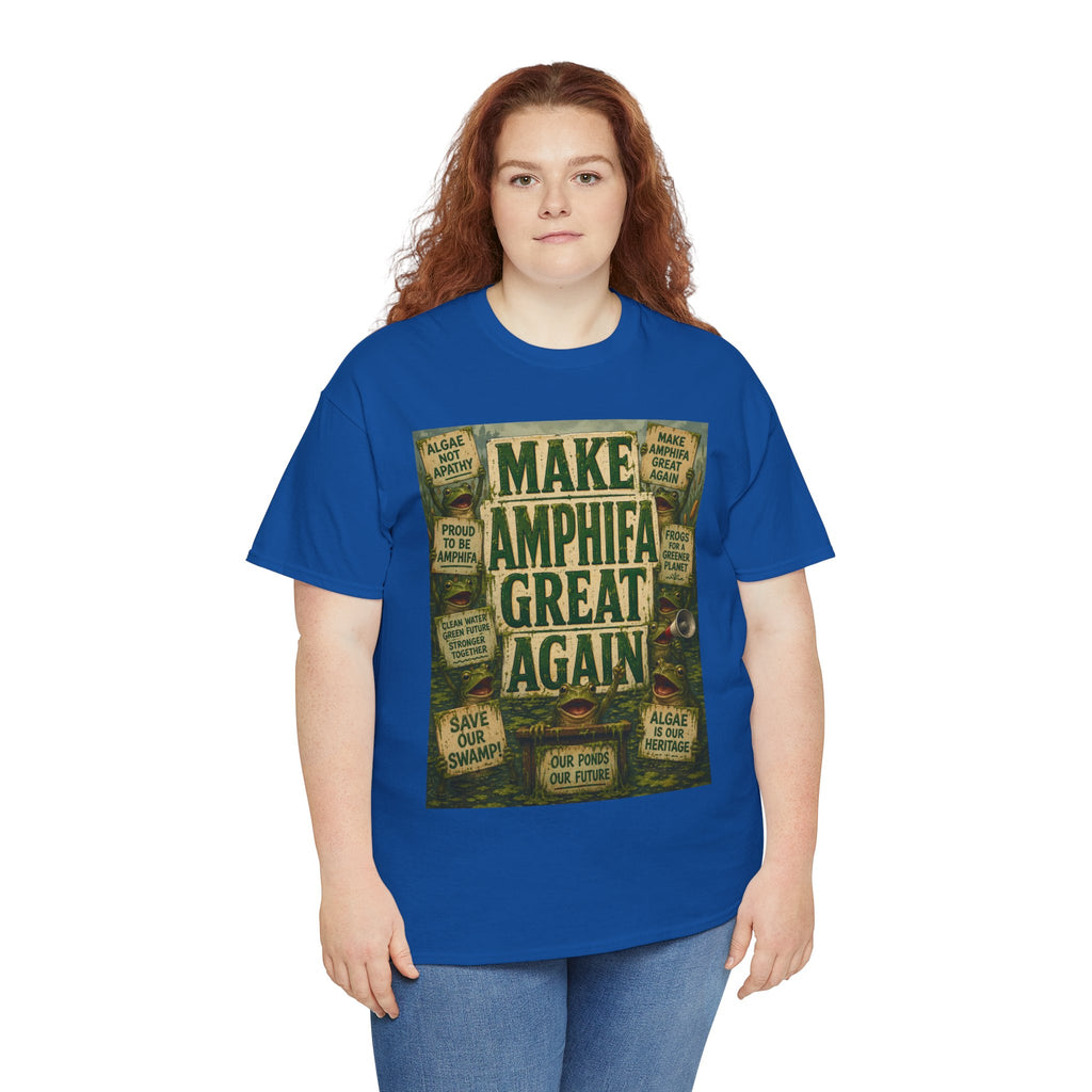 Make AMPHIFA Great Again - Dark Unisex Heavy Cotton Tee