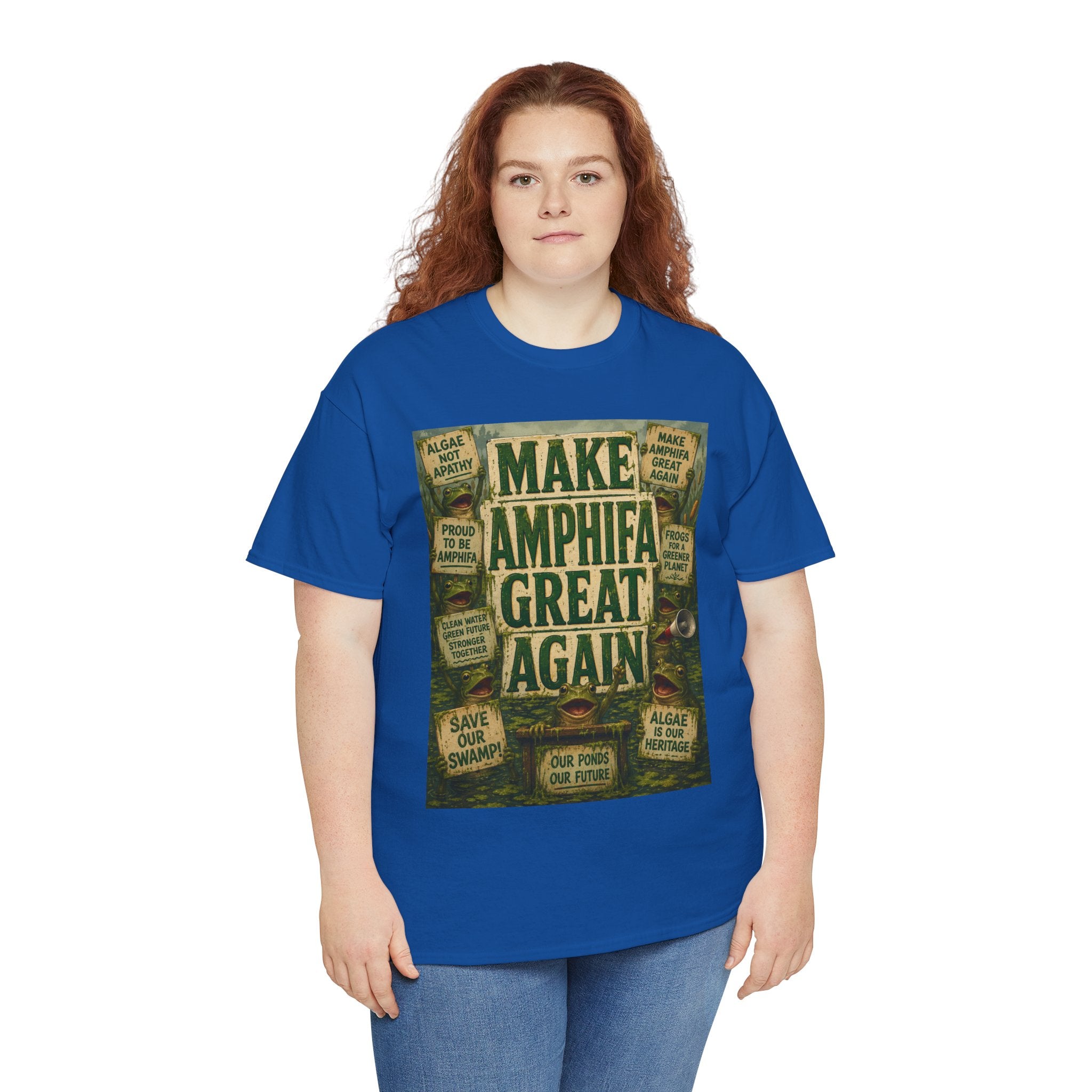 Make AMPHIFA Great Again - Dark Unisex Heavy Cotton Tee