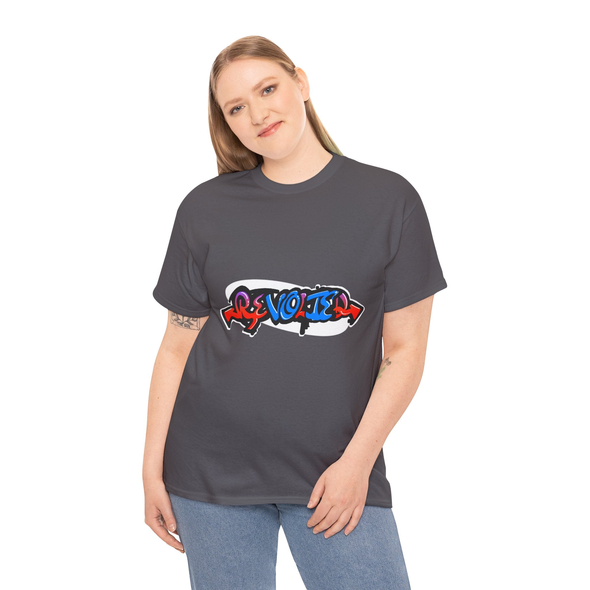 Revolted, VOTE - Graffiti Dark Unisex Heavy Cotton Tee