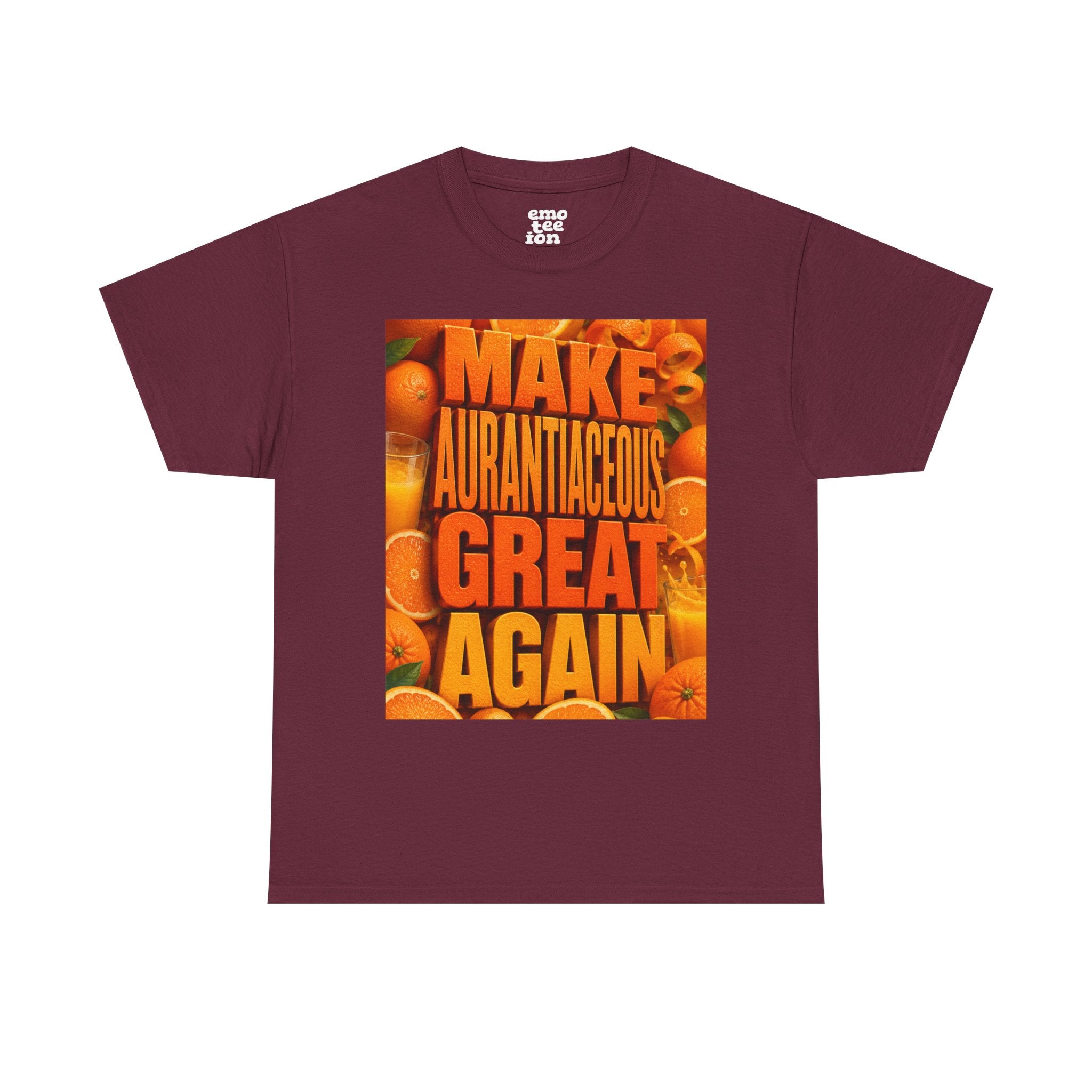 Make Aurantiaceous Great Again - Dark Unisex Heavy Cotton Tee