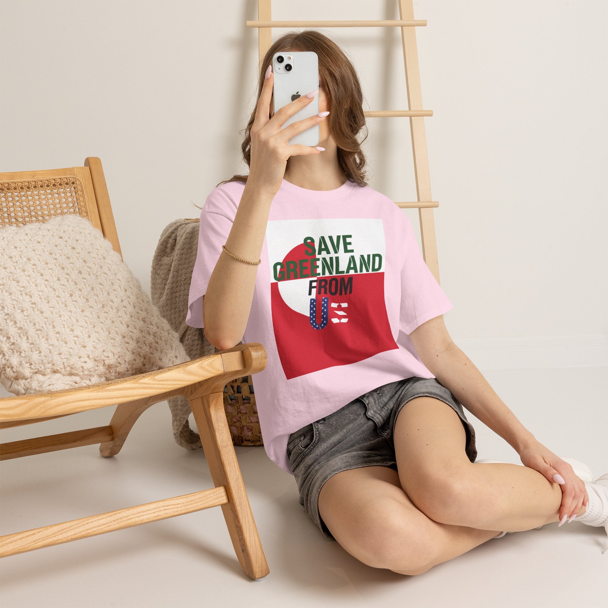 Save Greenland From US Light - Unisex Heavy Cotton Tee
