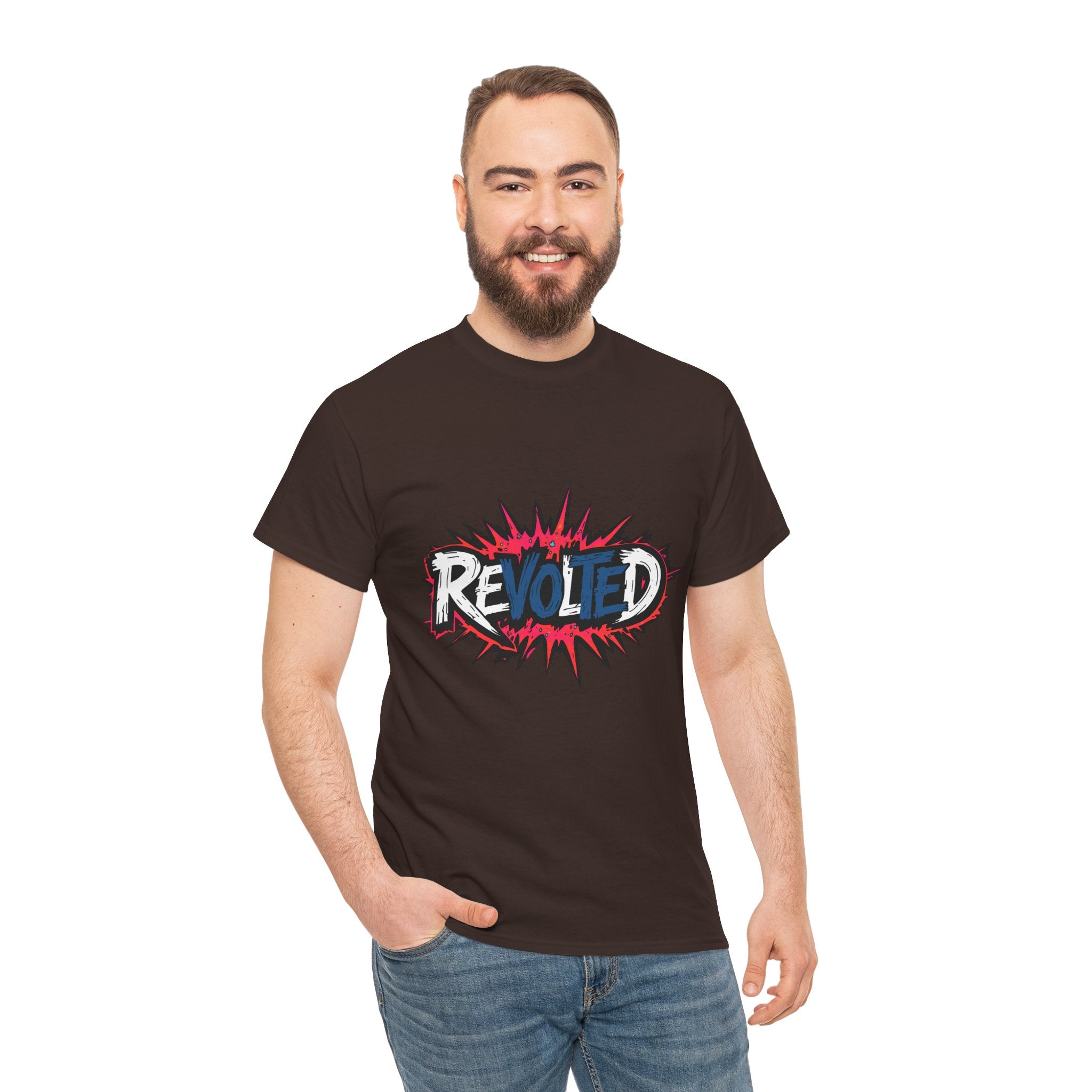 Revolted, VOTE - Splash Bam Dark Unisex Heavy Cotton Tee