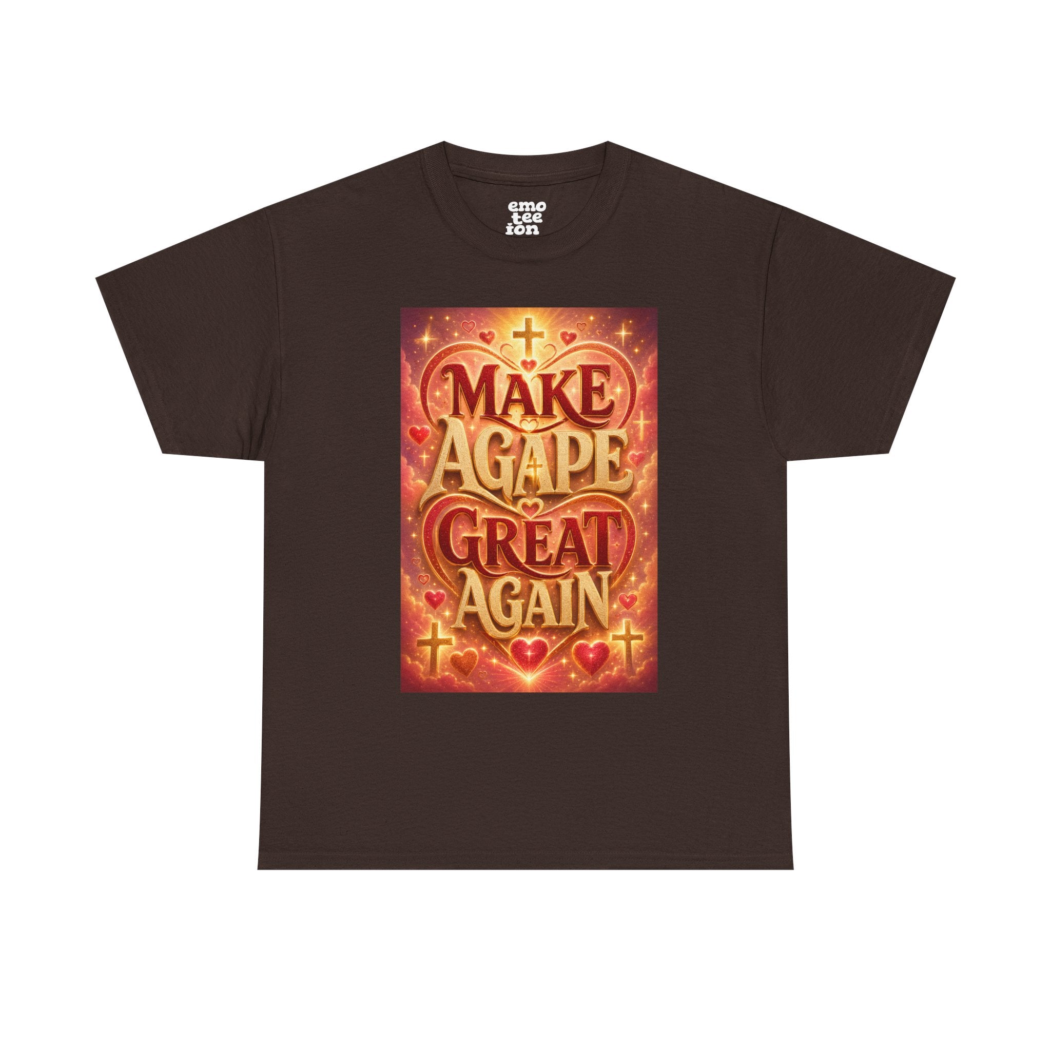 Make Agape Great Again - Dark Unisex Heavy Cotton Tee