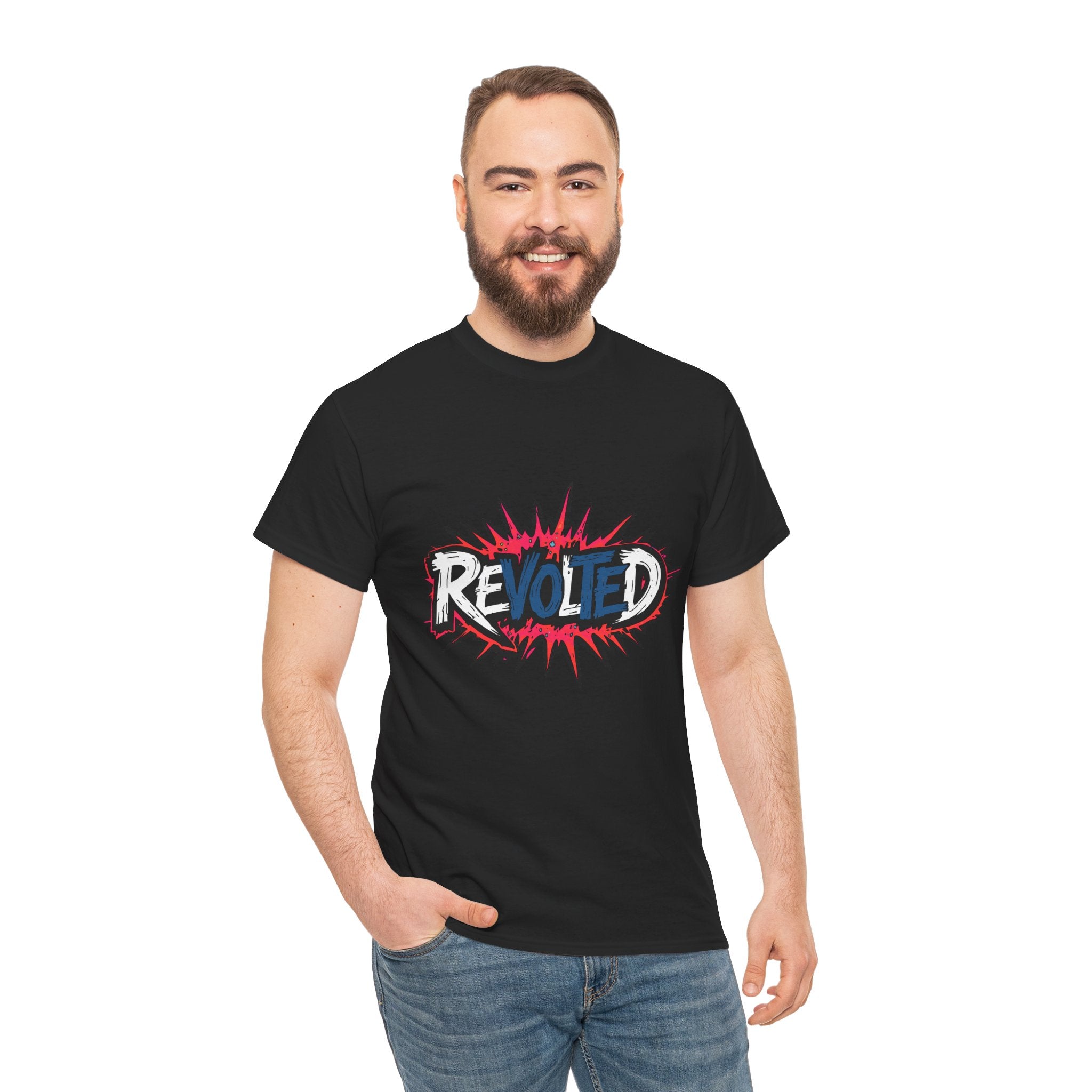Revolted, VOTE - Splash Bam Dark Unisex Heavy Cotton Tee
