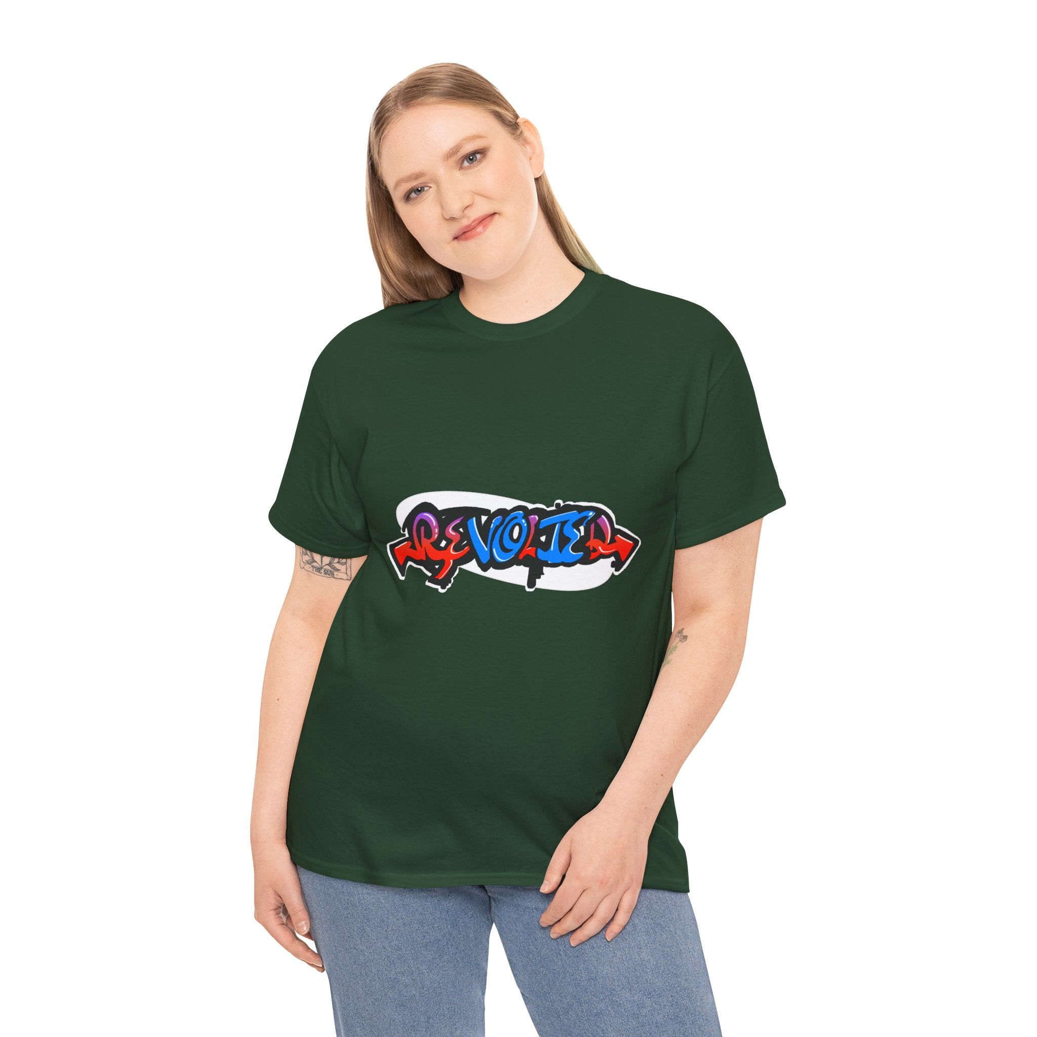 Revolted, VOTE - Graffiti Dark Unisex Heavy Cotton Tee