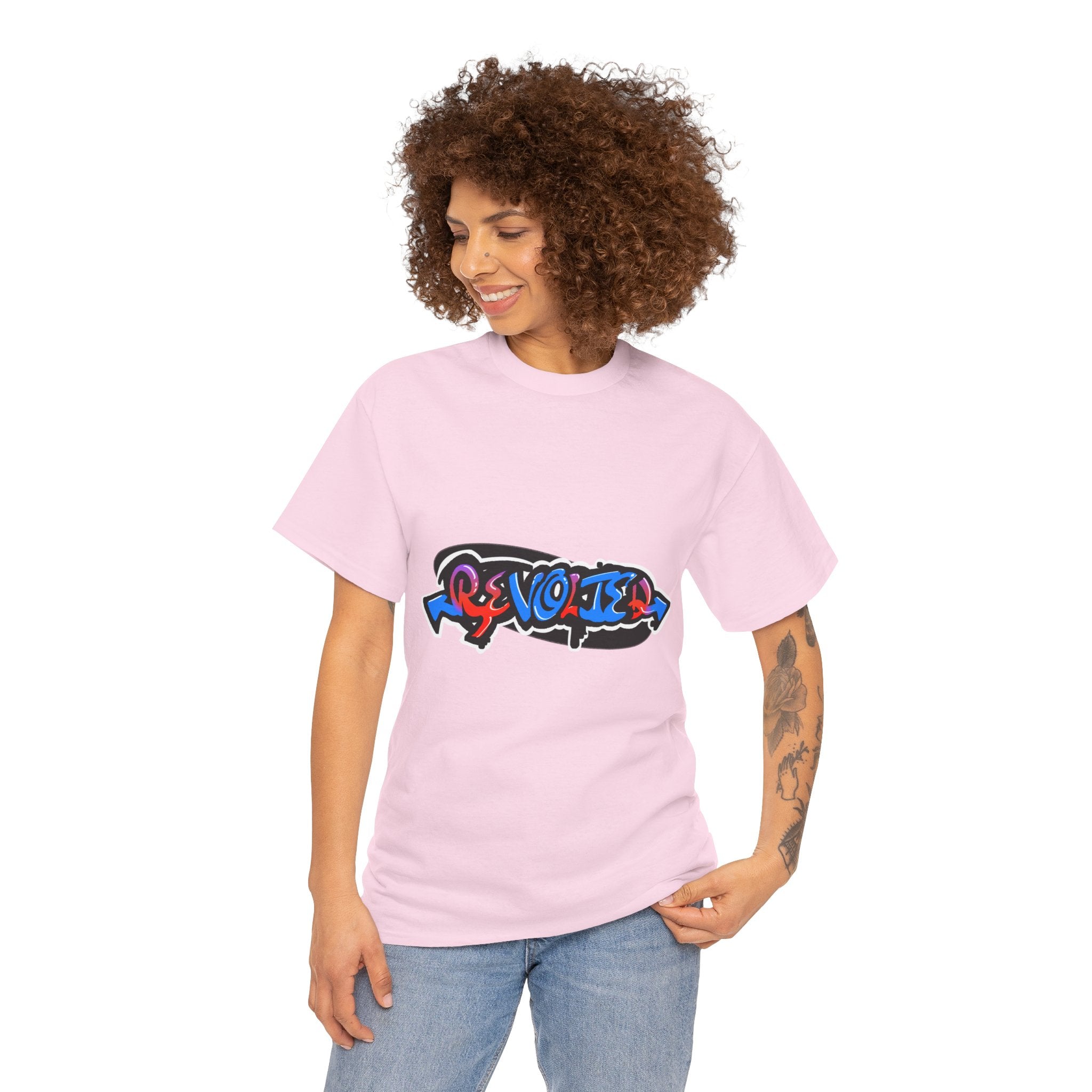 Revolted, VOTE - Graffiti Light Unisex Heavy Cotton Tee