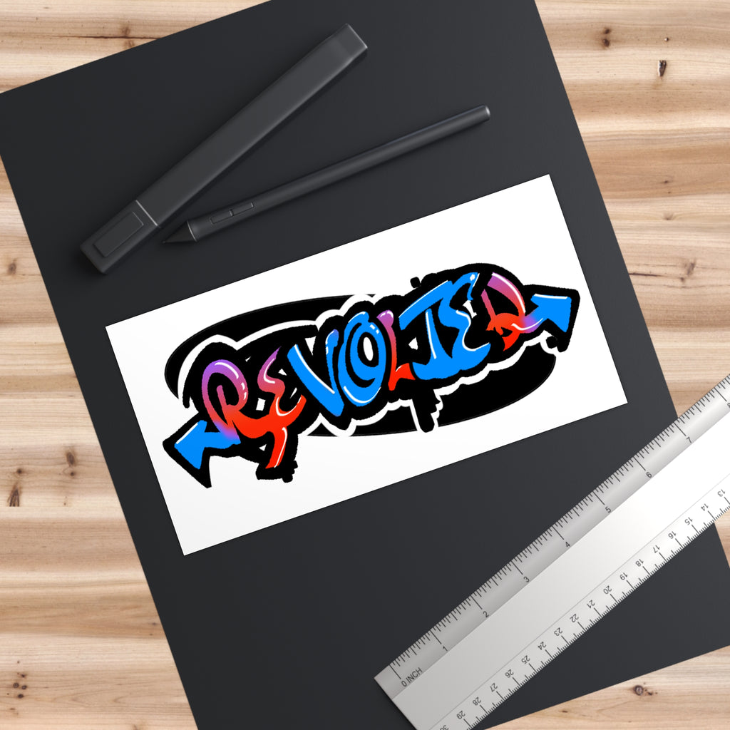 Revolted, VOTE - Graffiti Bumper Sticker