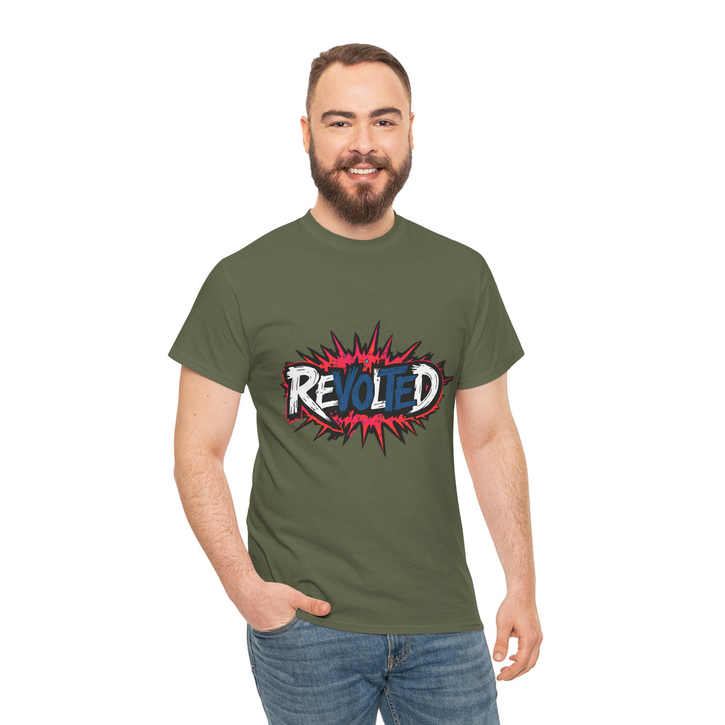 Revolted, VOTE - Splash Bam Dark Unisex Heavy Cotton Tee