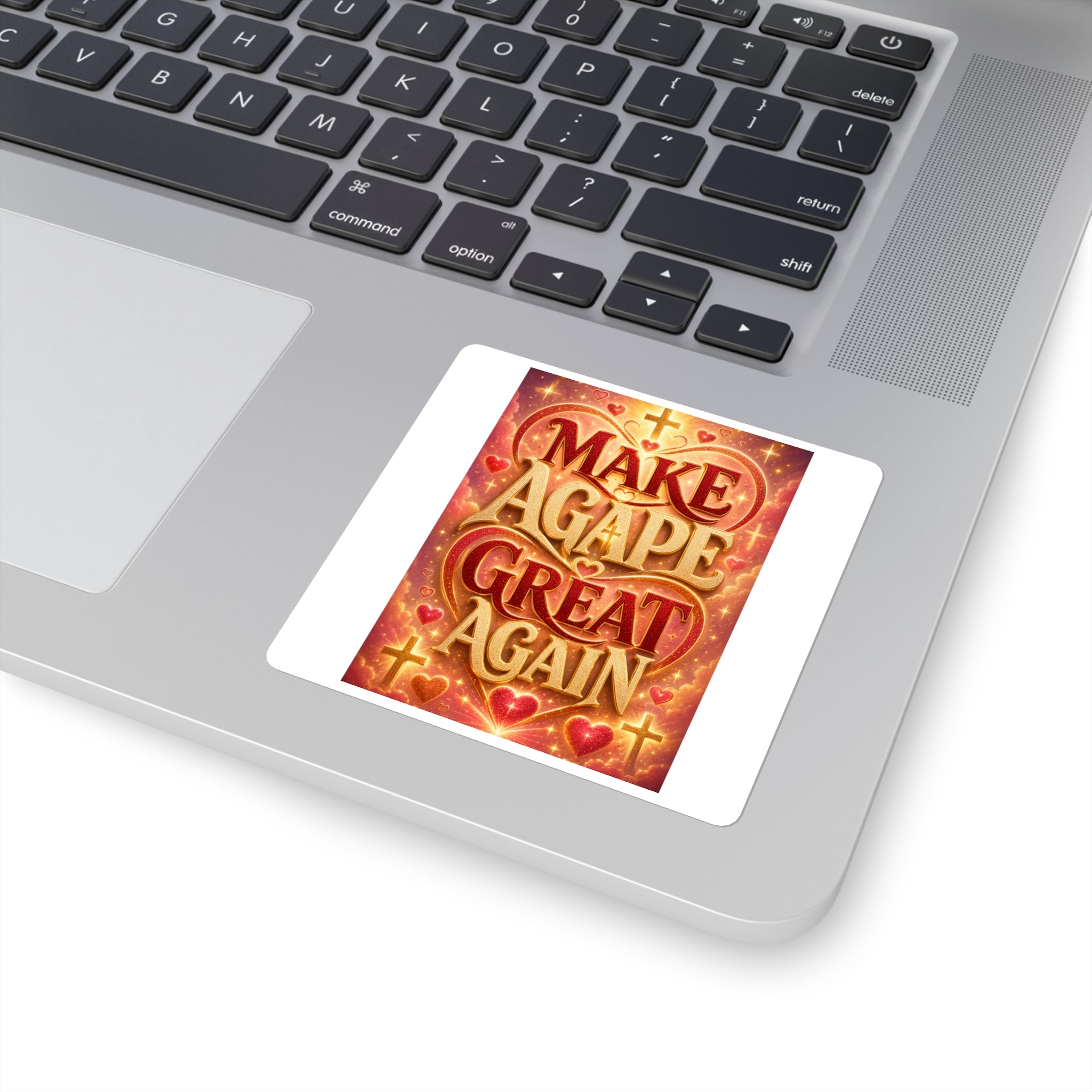 Make Agape Great Again - Square Stickers