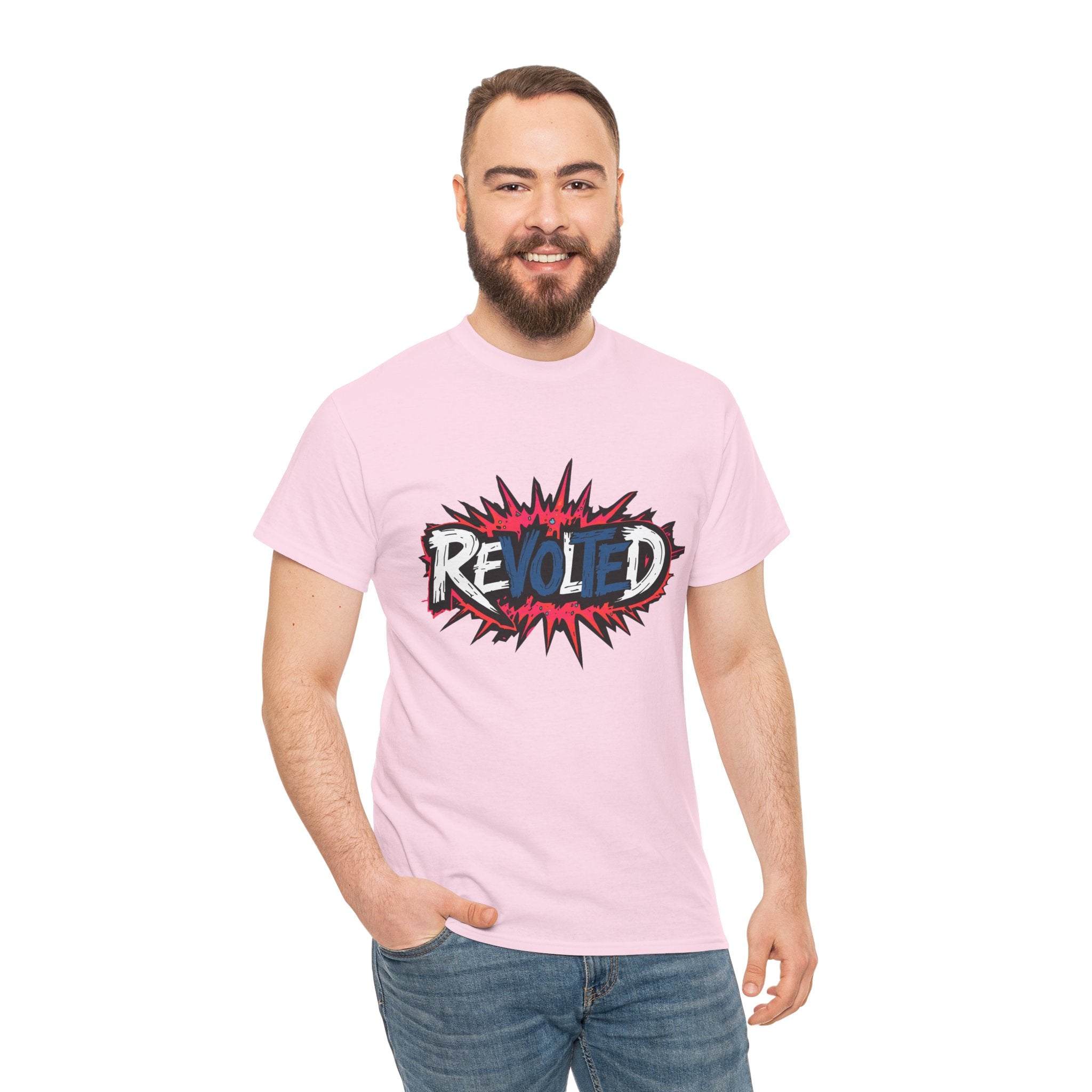 Revolted, VOTE - Splash Bam Light Unisex Heavy Cotton Tee