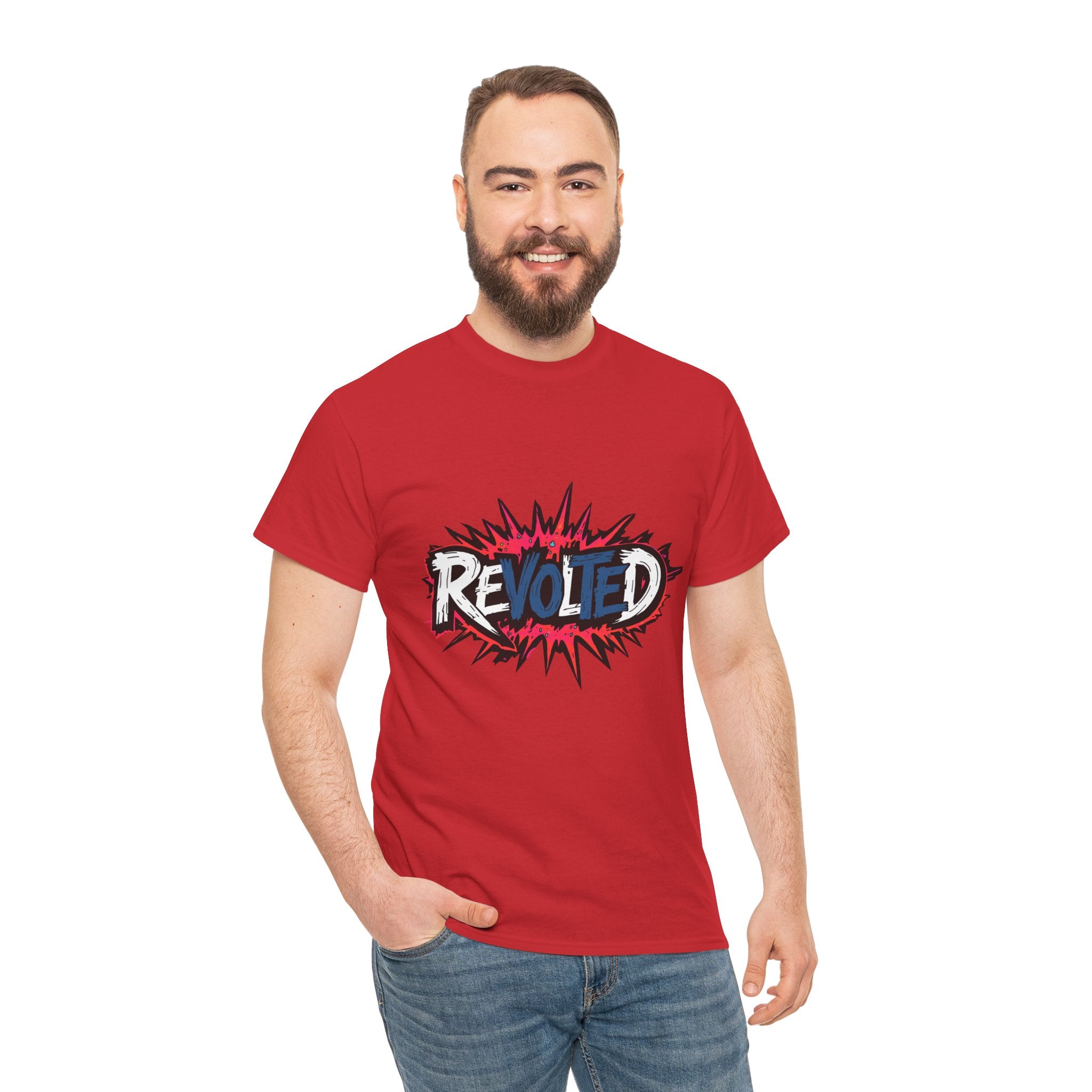 Revolted, VOTE - Splash Bam Dark Unisex Heavy Cotton Tee