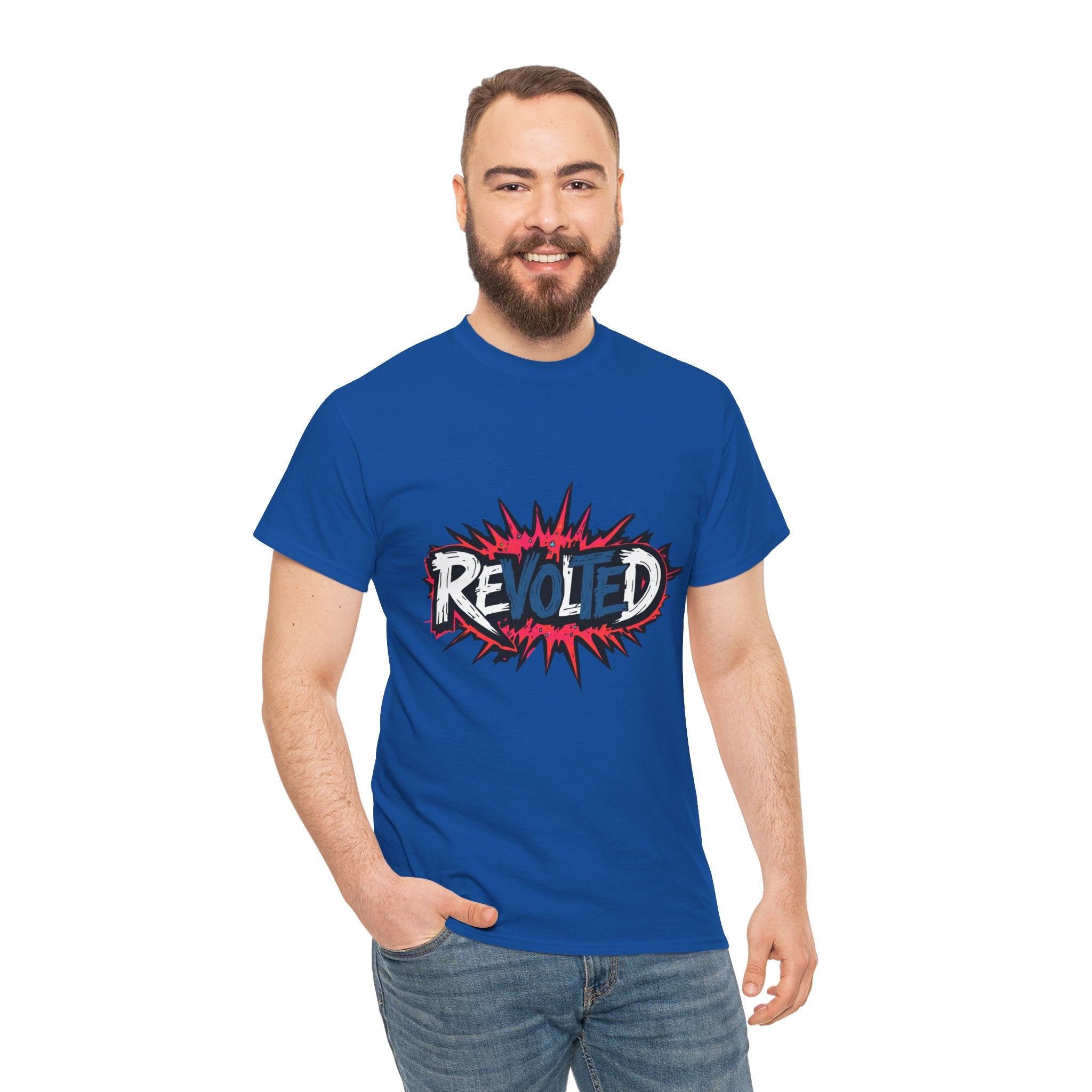 Revolted, VOTE - Splash Bam Dark Unisex Heavy Cotton Tee
