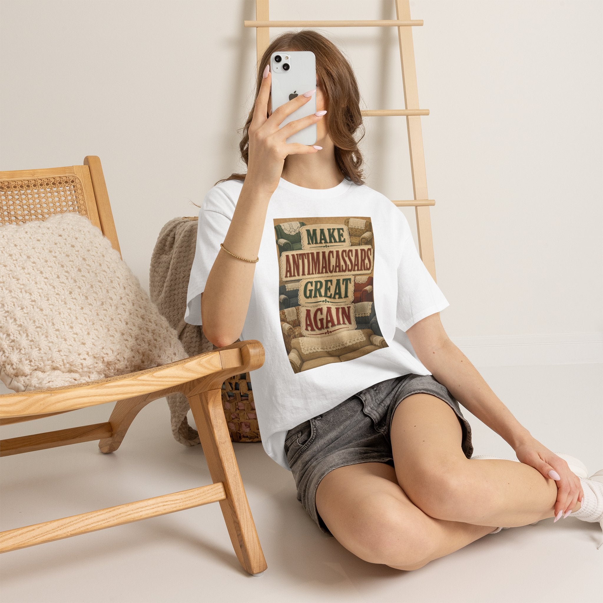 Make Antimacassars Great Again - Light Unisex Heavy Cotton Tee