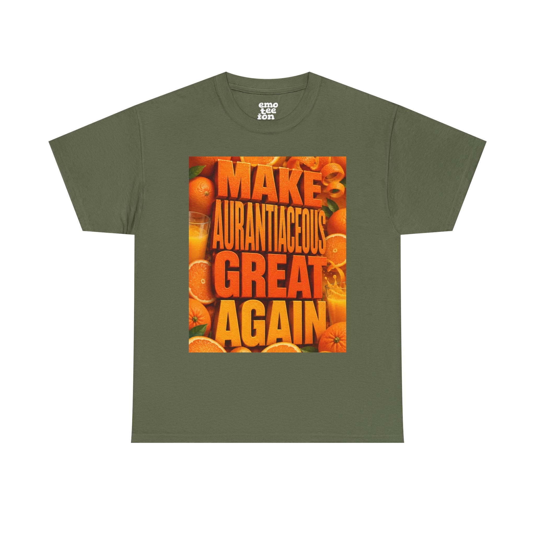 Make Aurantiaceous Great Again - Dark Unisex Heavy Cotton Tee