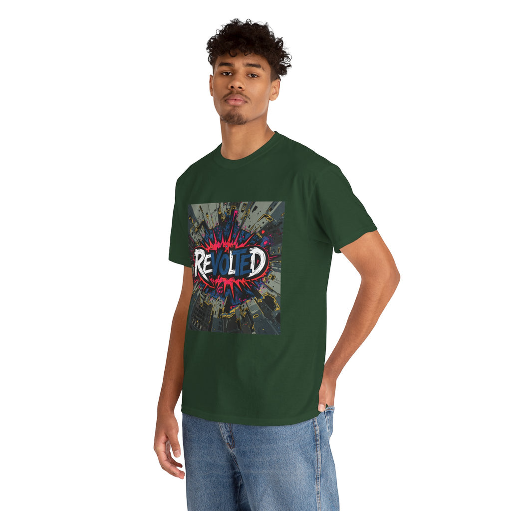 Revolted, VOTE - Cityscape Dark Unisex Heavy Cotton Tee