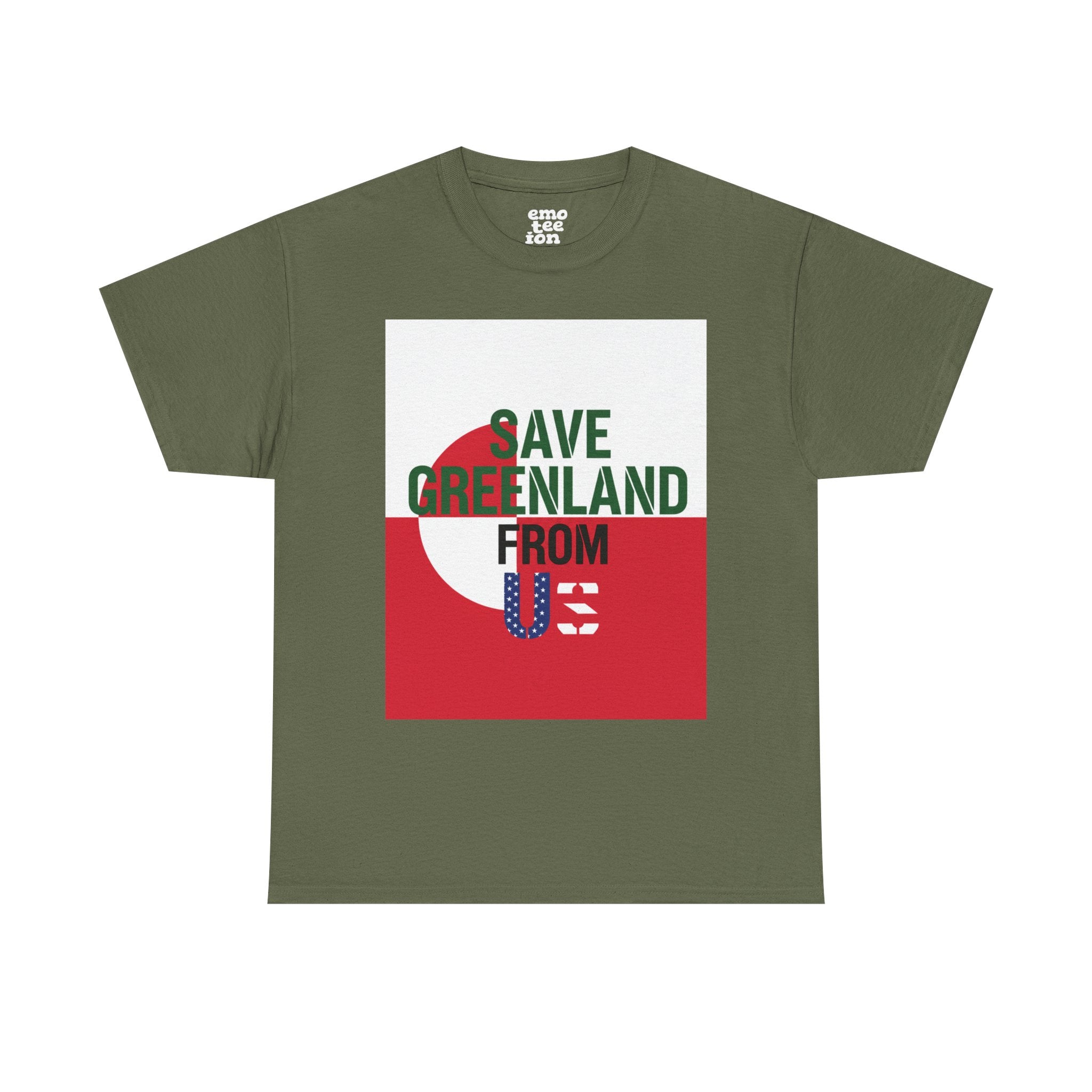 Save Greenland From US - Dark Unisex Heavy Cotton Tee