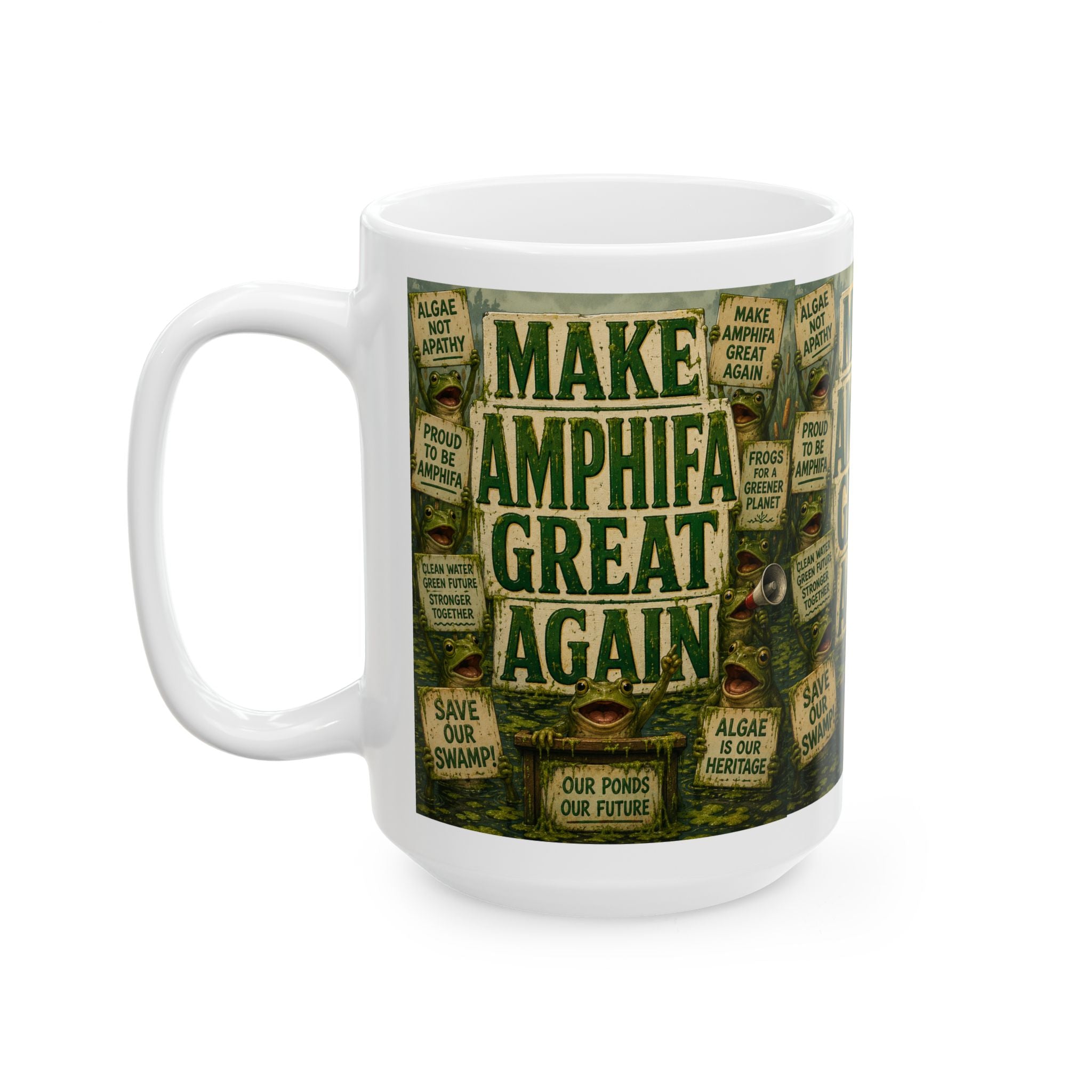 Make AMPHIFA Great Again - Ceramic Mug, (15oz)