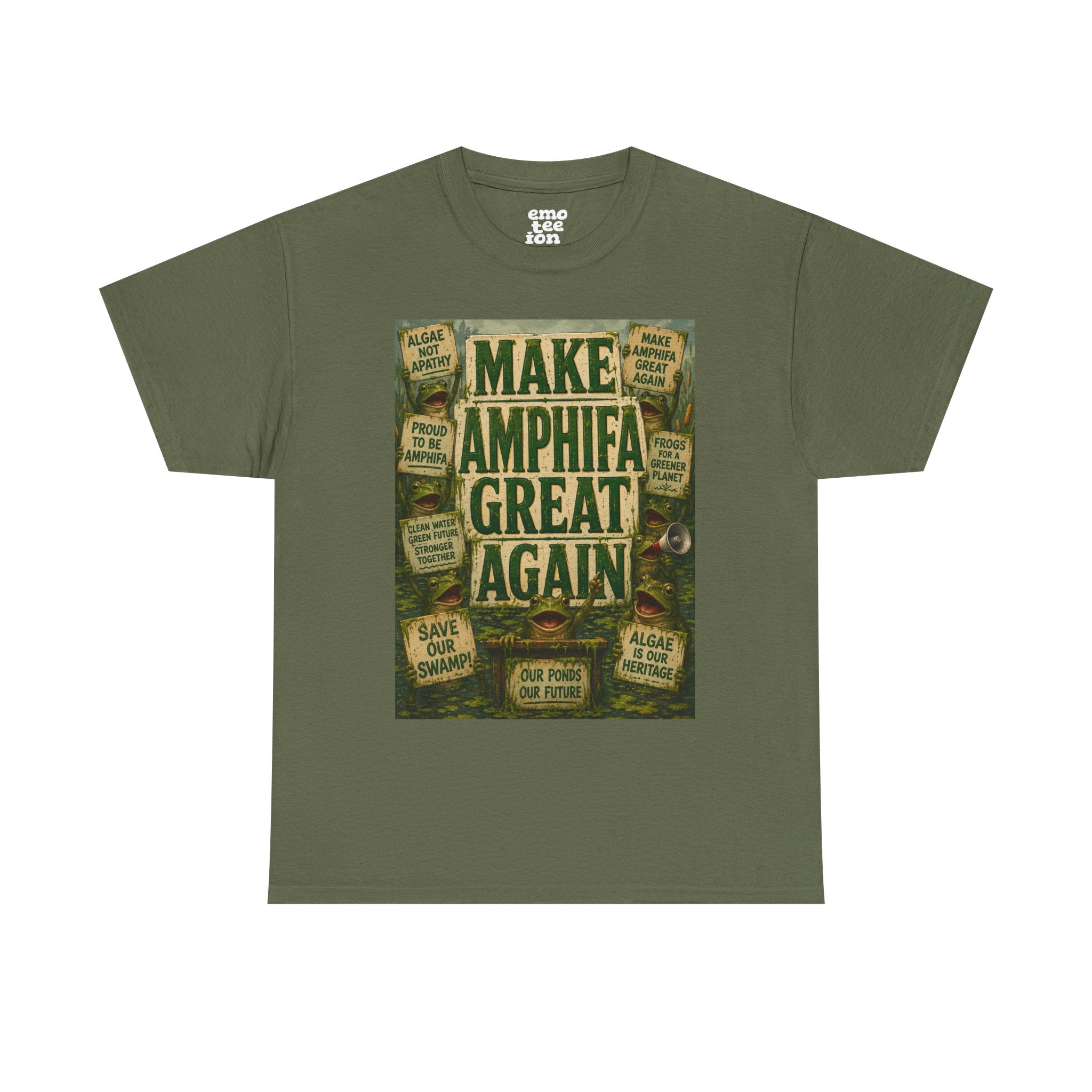Make AMPHIFA Great Again - Dark Unisex Heavy Cotton Tee