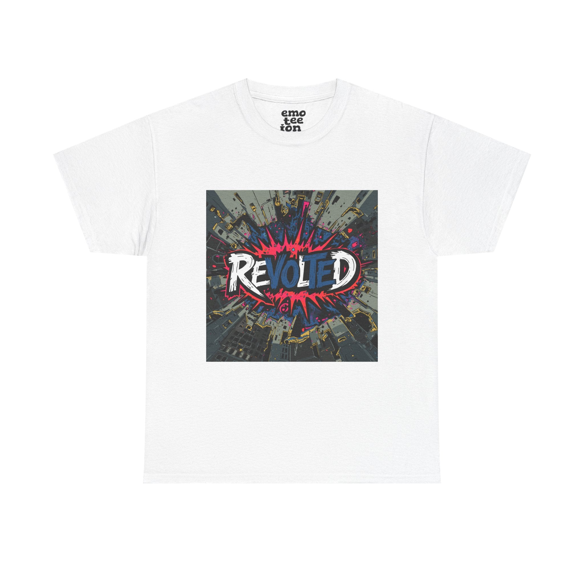 Revolted, VOTE - Cityscape Light Unisex Heavy Cotton Tee