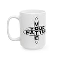Your VOTE Matters - Word Search Ceramic Mug, (15oz)