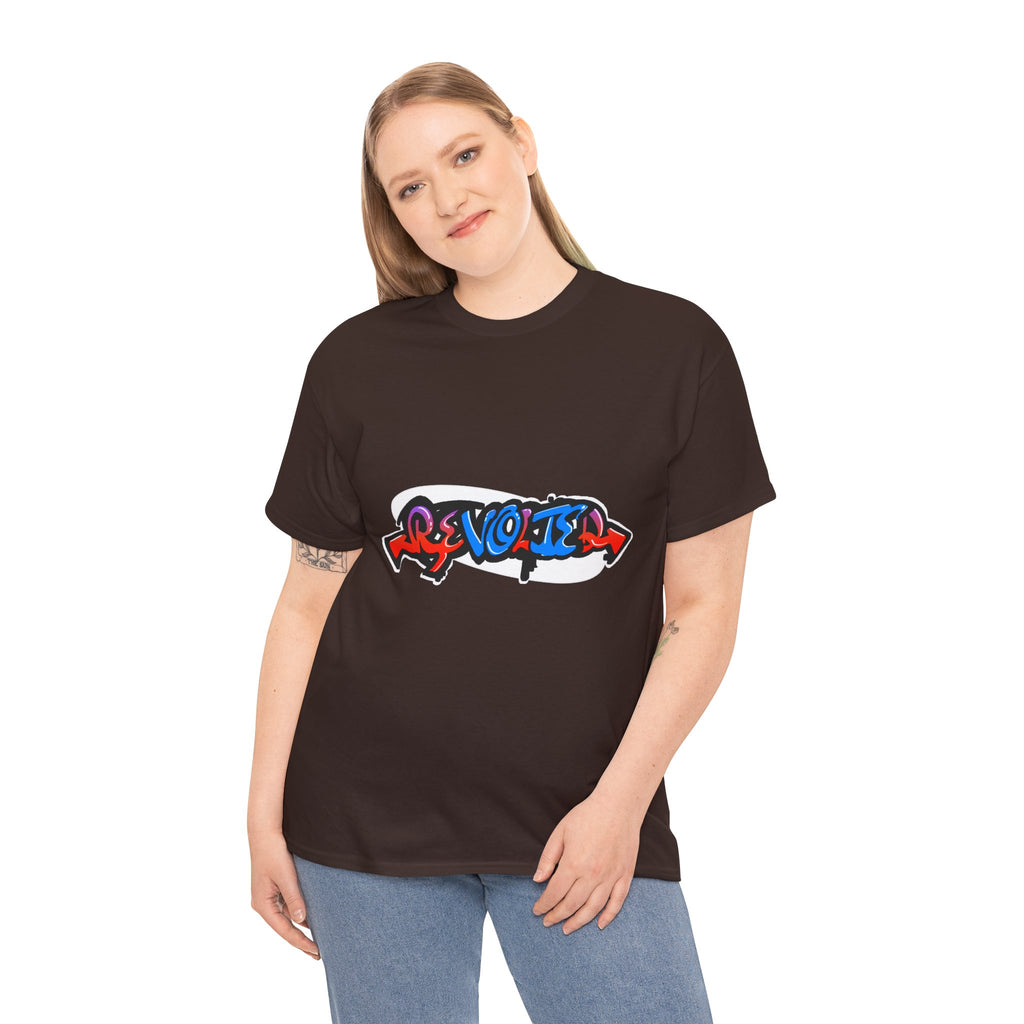 Revolted, VOTE - Graffiti Dark Unisex Heavy Cotton Tee