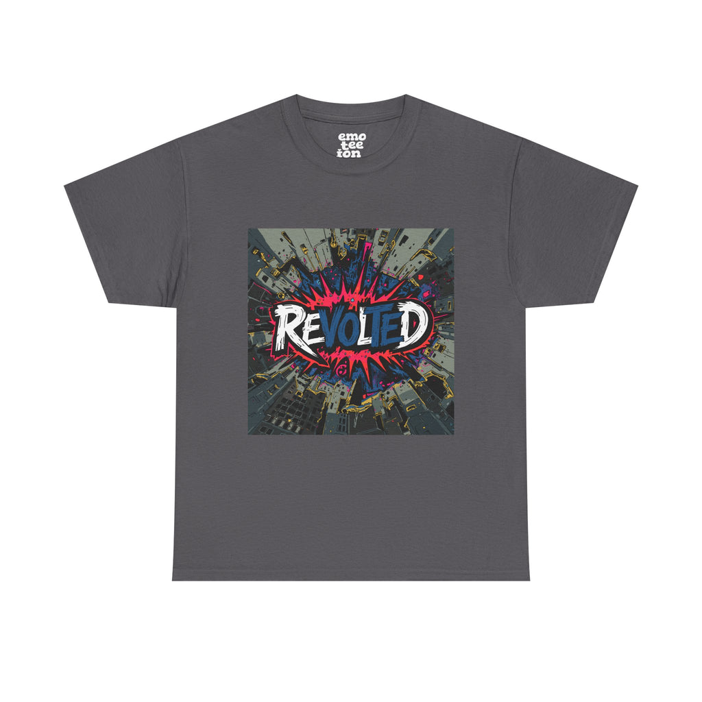 Revolted, VOTE - Cityscape Dark Unisex Heavy Cotton Tee