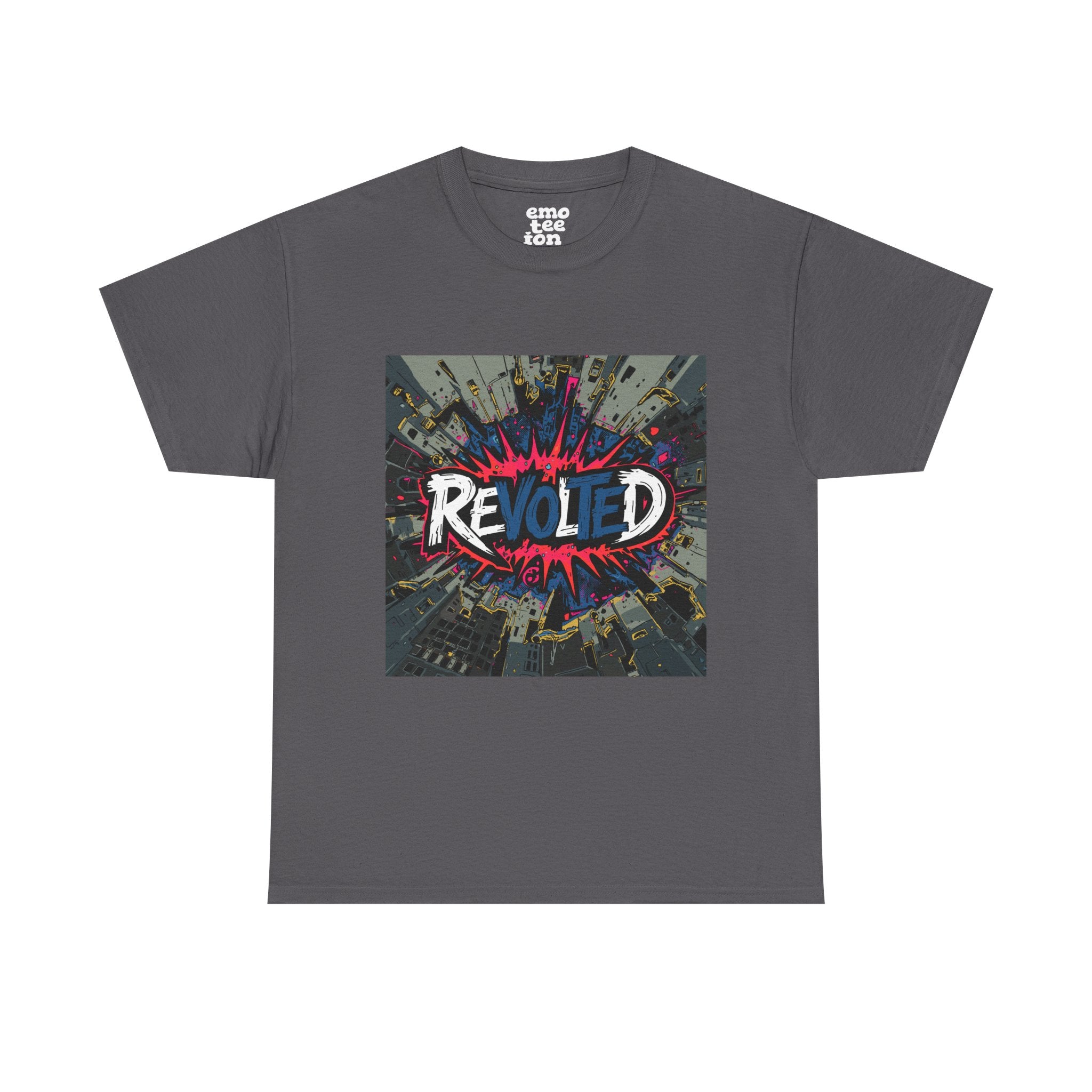 Revolted, VOTE - Cityscape Dark Unisex Heavy Cotton Tee