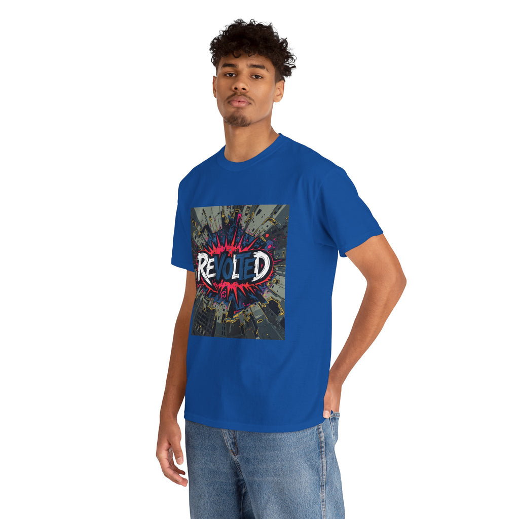 Revolted, VOTE - Cityscape Dark Unisex Heavy Cotton Tee