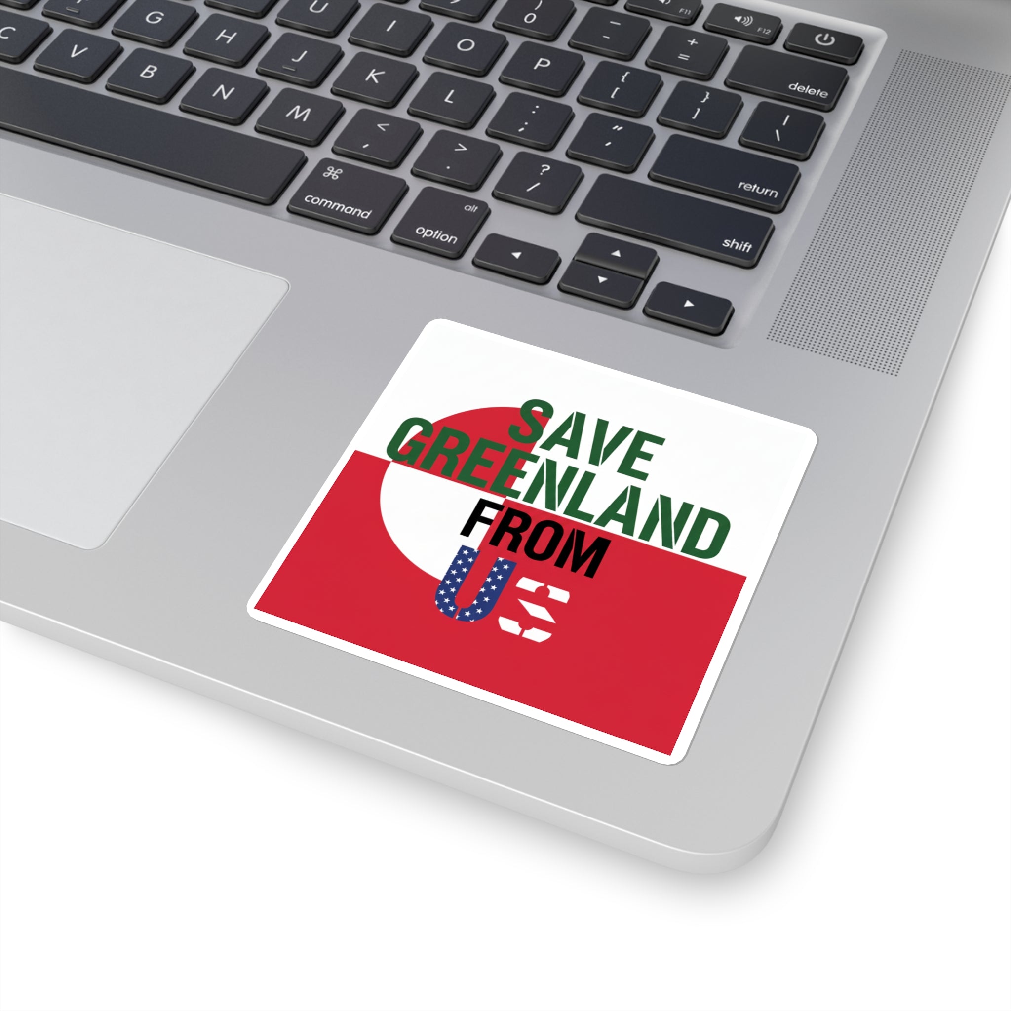 Save Greenland From US - Square Stickers