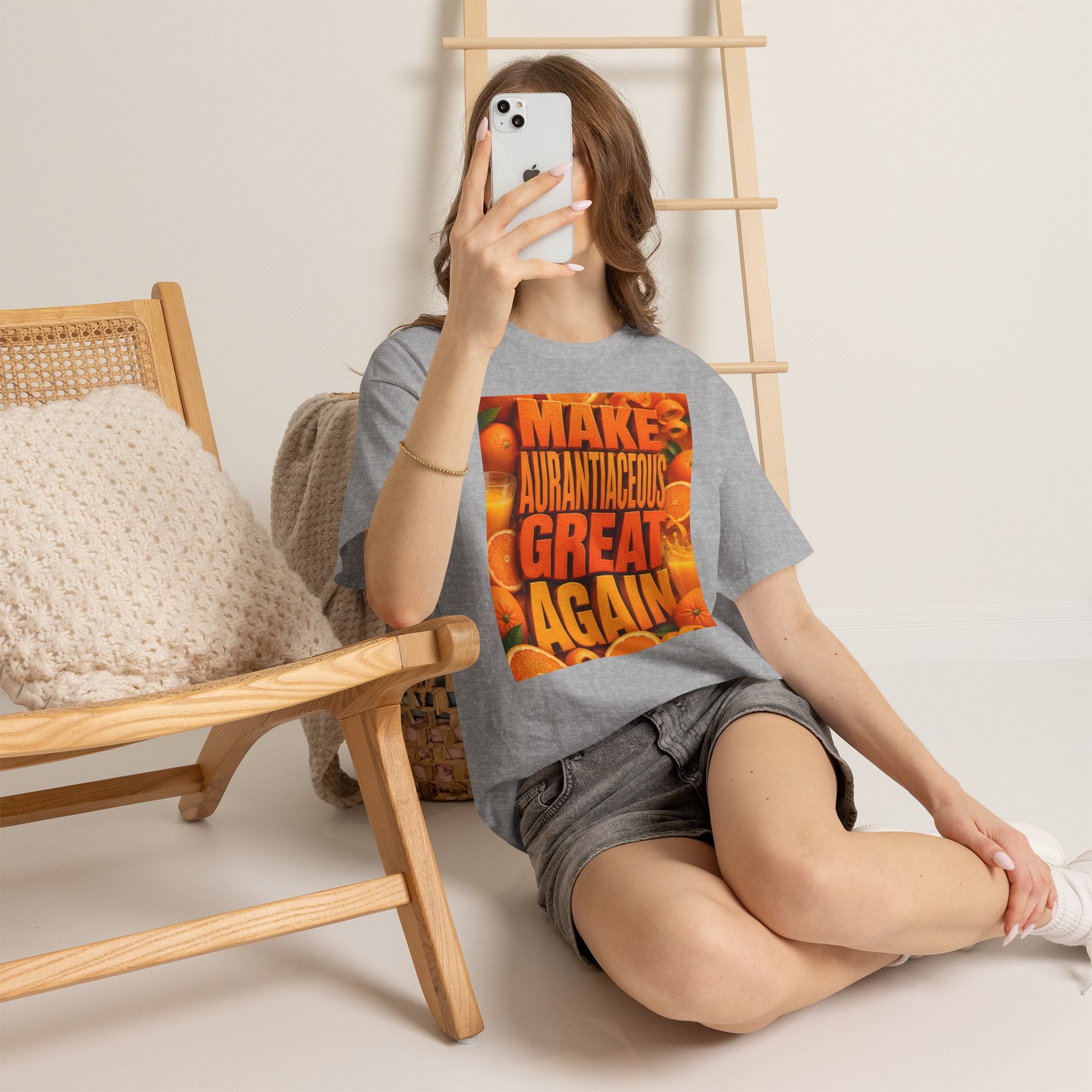 Make Aurantiaceous Great Again - Light Unisex Heavy Cotton Tee