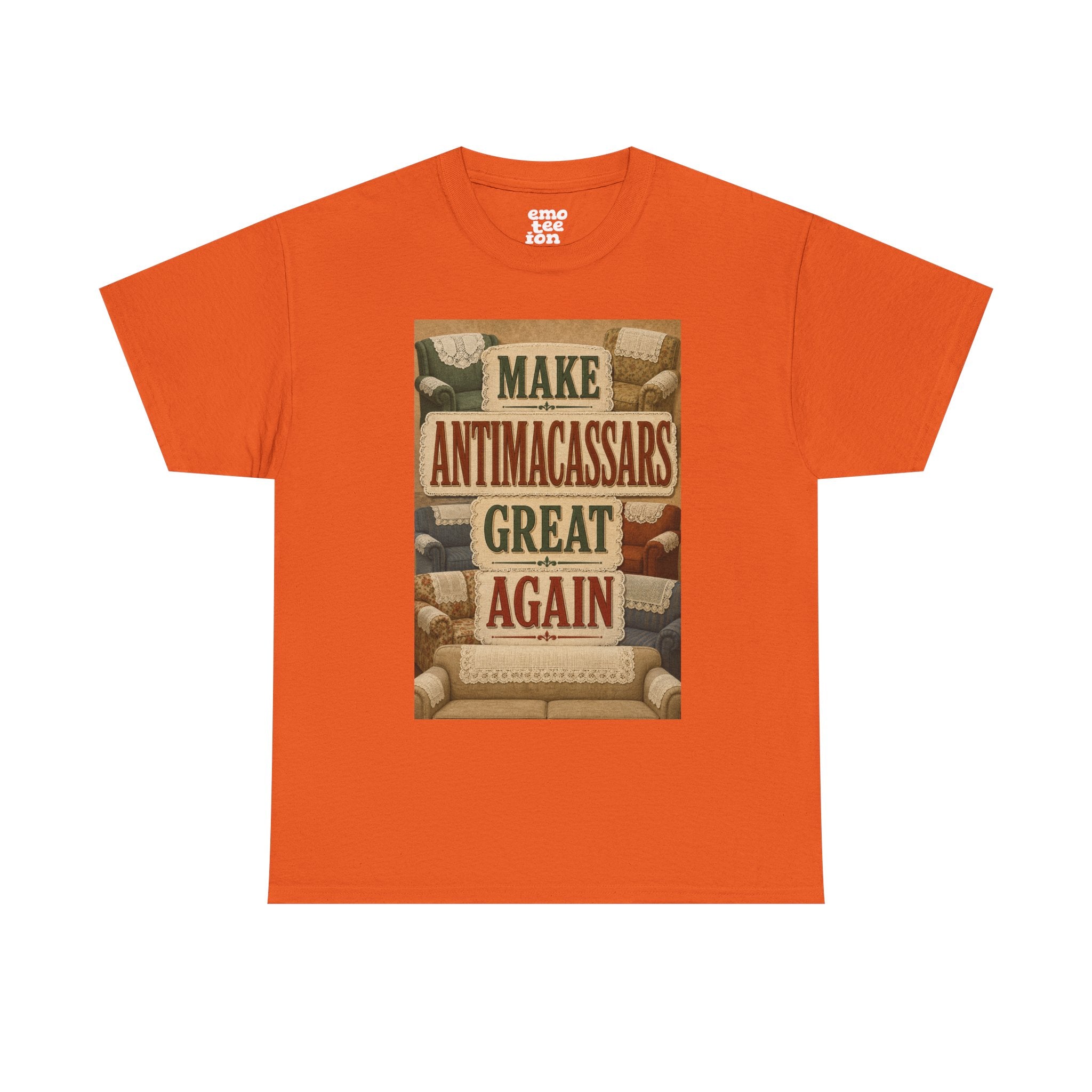Make Antimacassars Great Again - Dark Unisex Heavy Cotton Tee