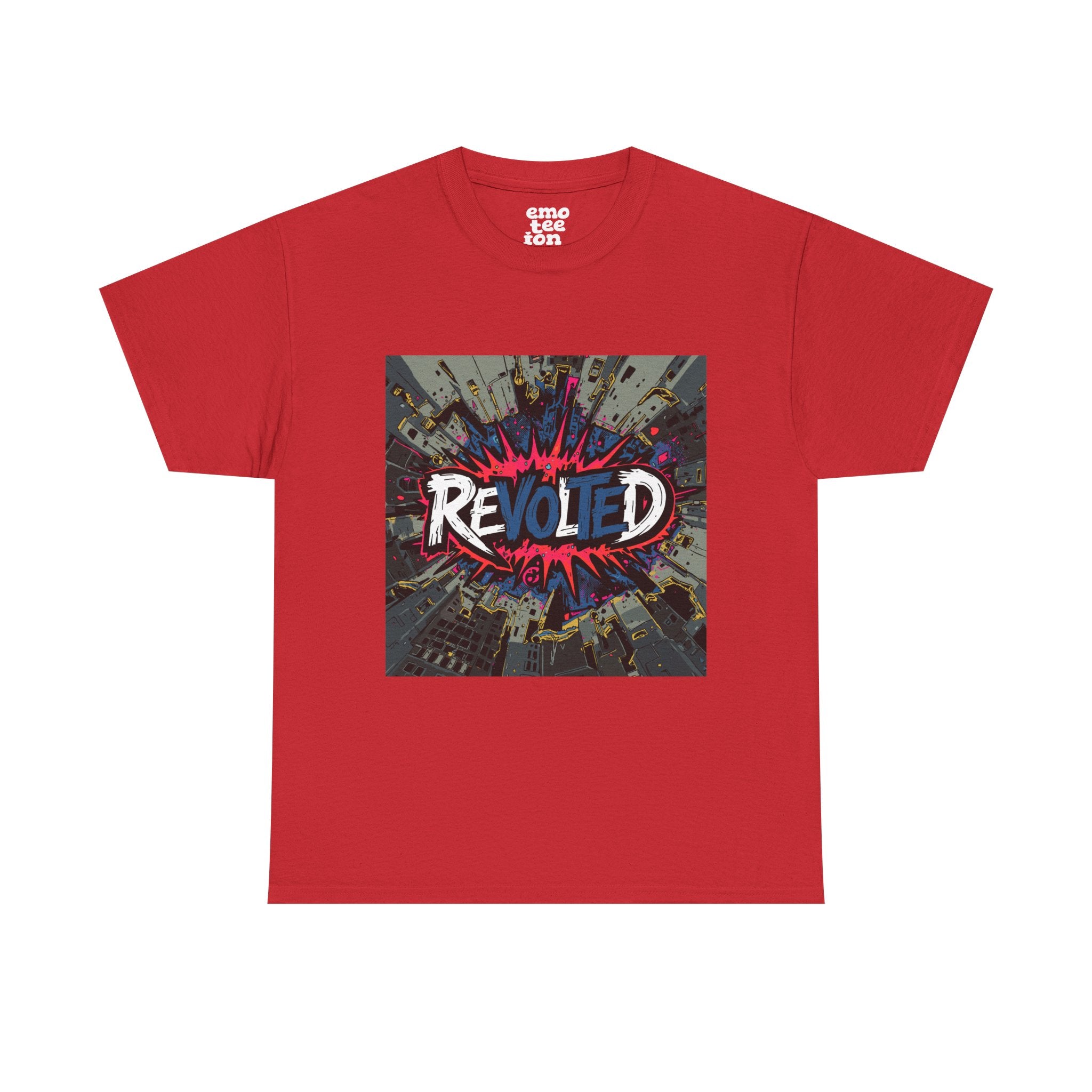 Revolted, VOTE - Cityscape Dark Unisex Heavy Cotton Tee