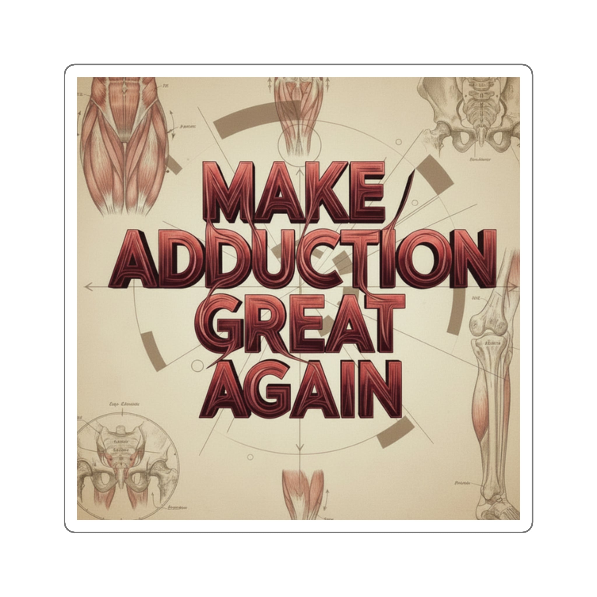 Make Adduction Great Again - Light Square Stickers