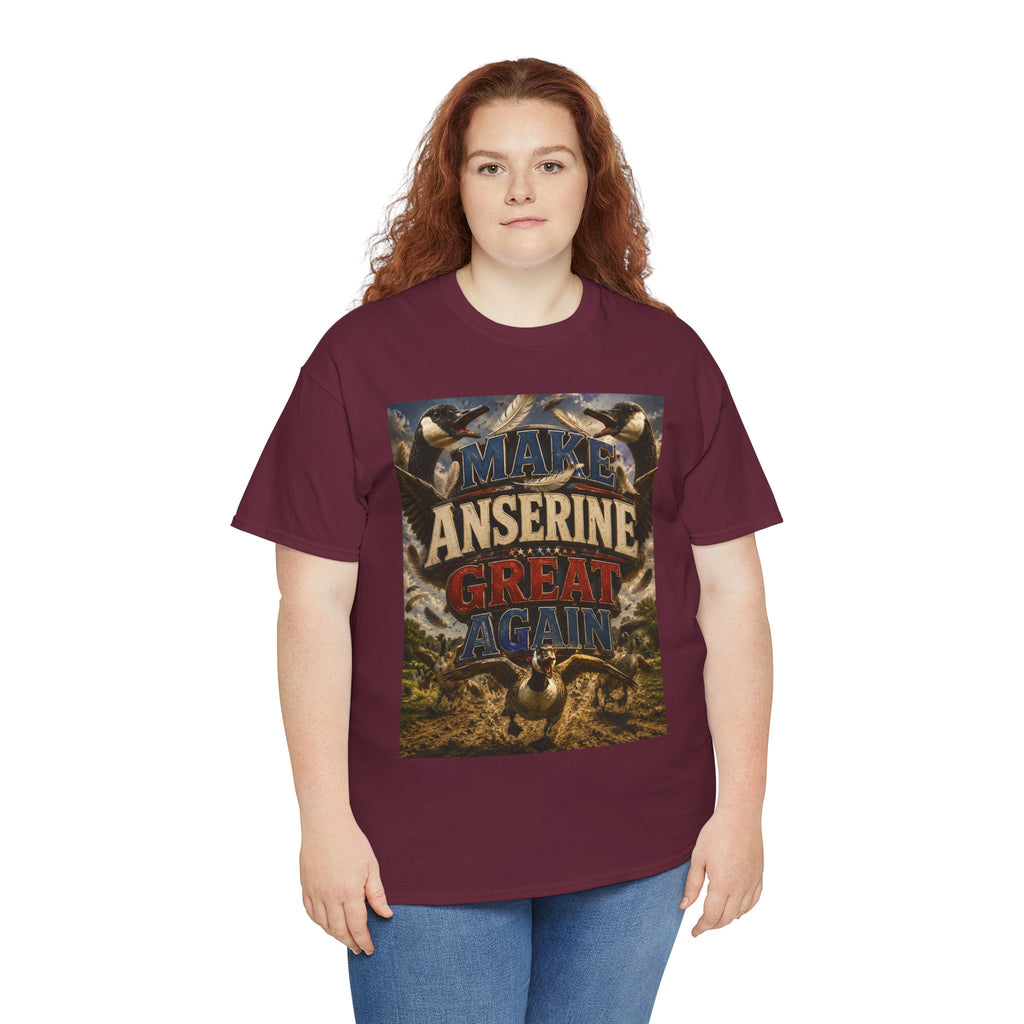 Make Anserine Great Again - Dark Unisex Heavy Cotton Tee