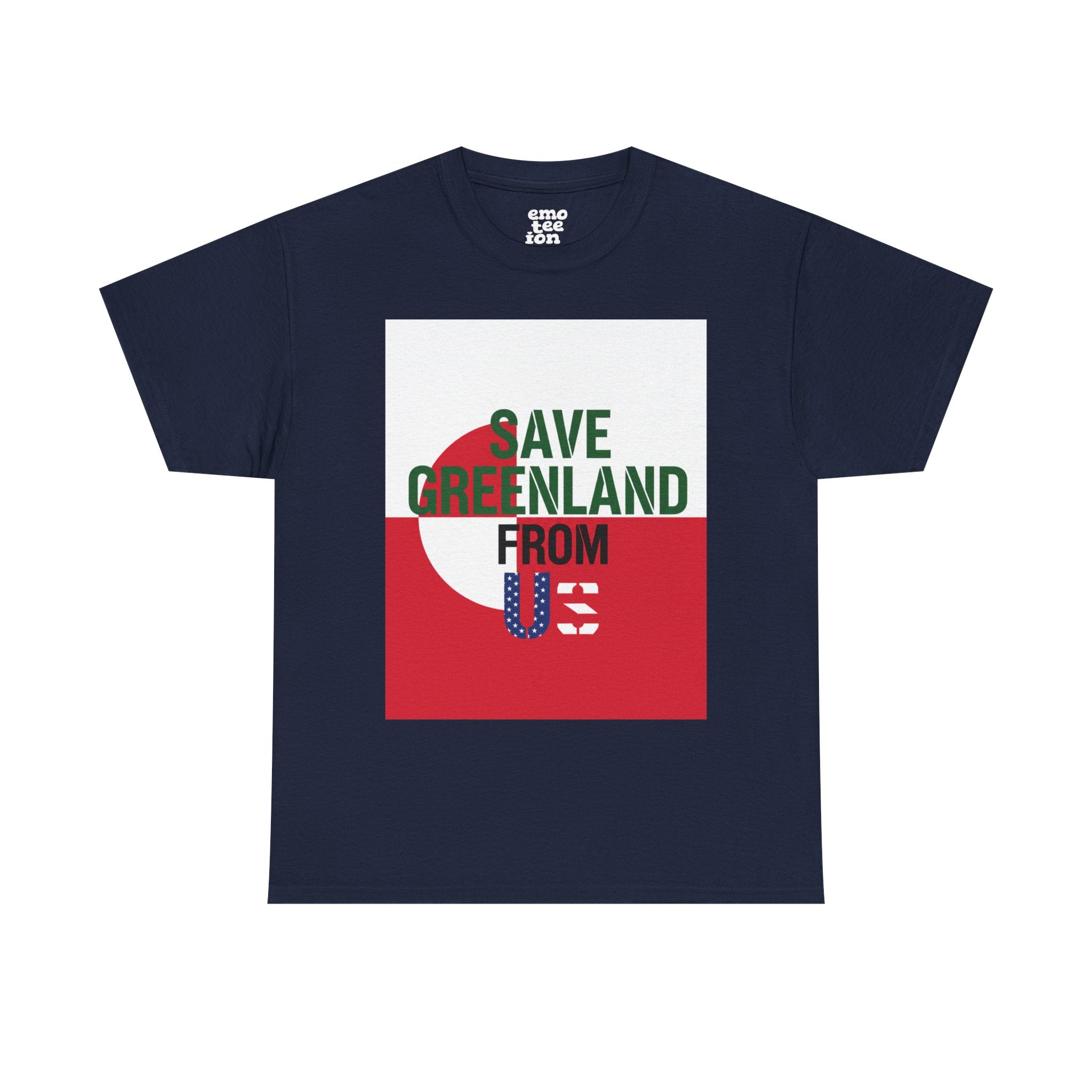 Save Greenland From US - Dark Unisex Heavy Cotton Tee